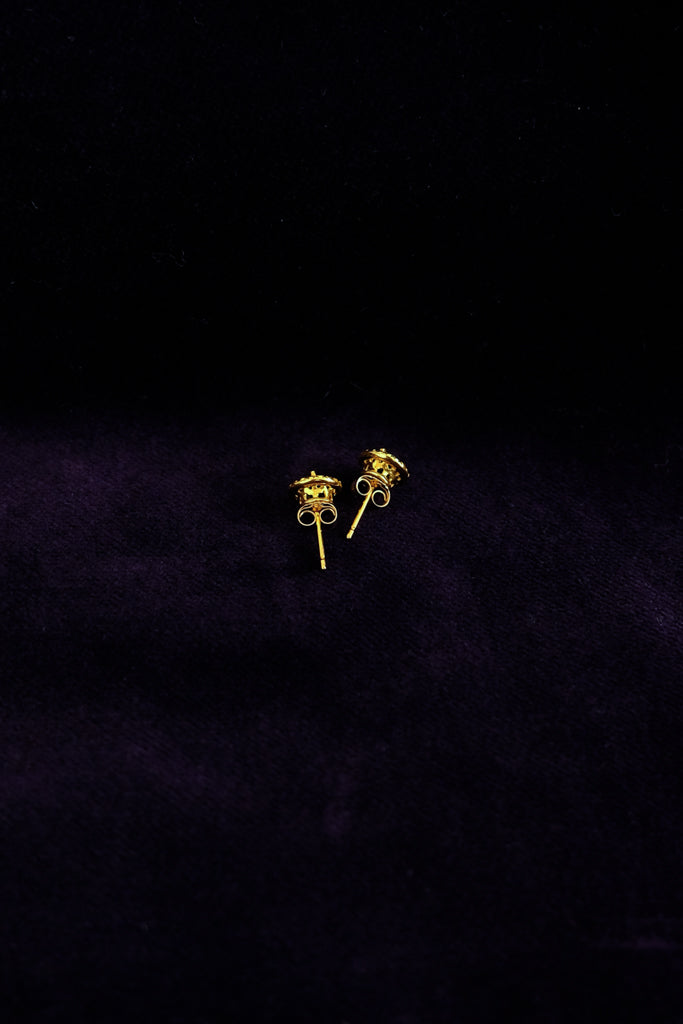 10k Yellow Gold X Emerald X 50ct Studs Earrings