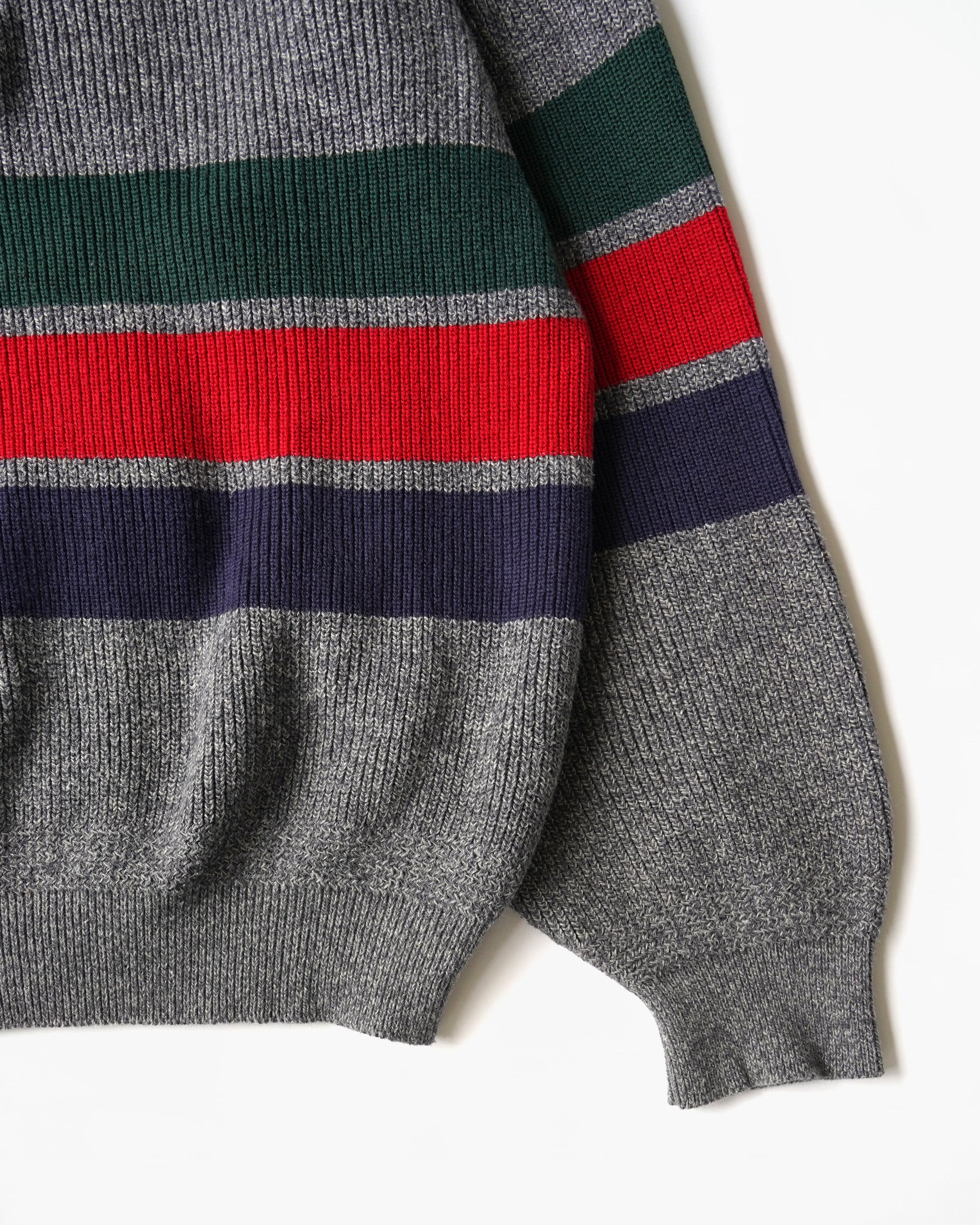 100% Cotton Multi Stripe Henley Knit
