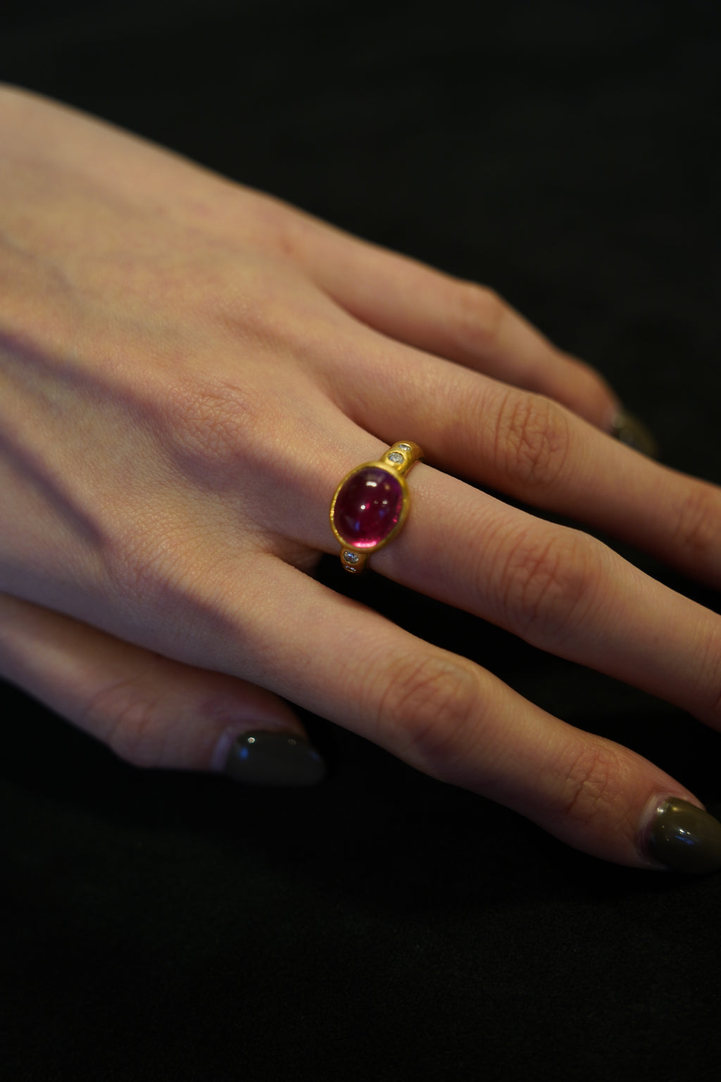 18K Gold Rubellite Ring (GDR-2501)