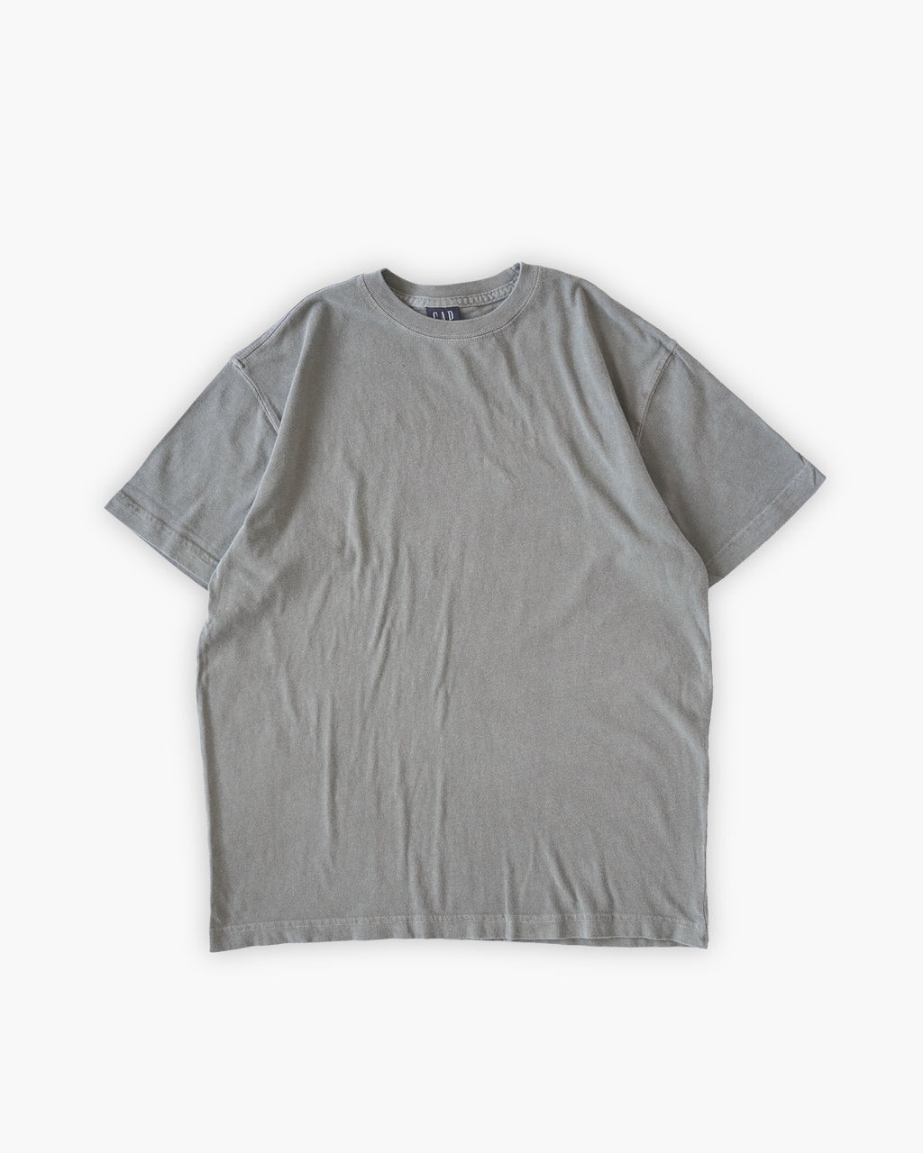 "GAP" Sand Color Pigment Washed Tee - Light Green