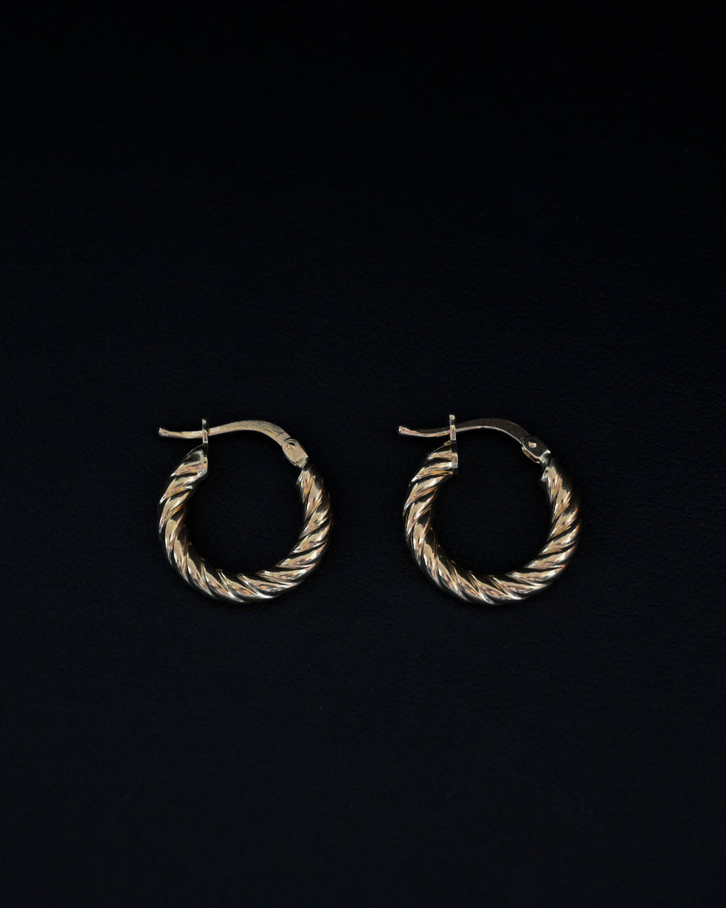 14K Gold Hoops