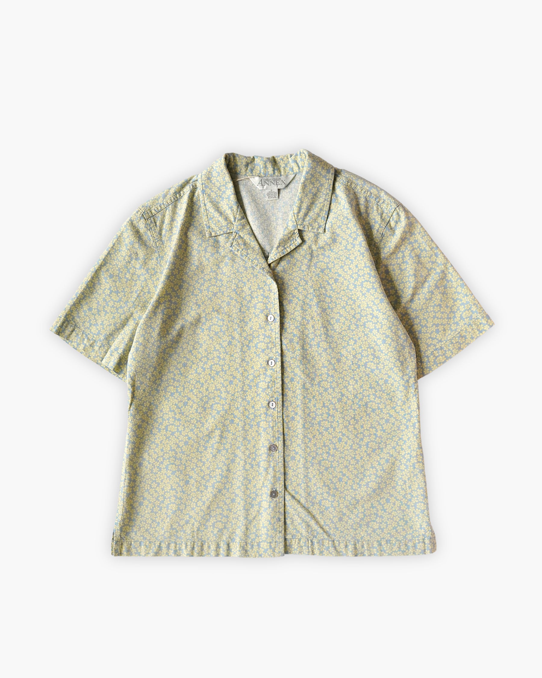 Floral Print Cotton S/S Shirt