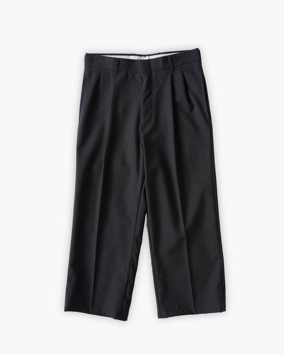 Cropped Wool Trousers