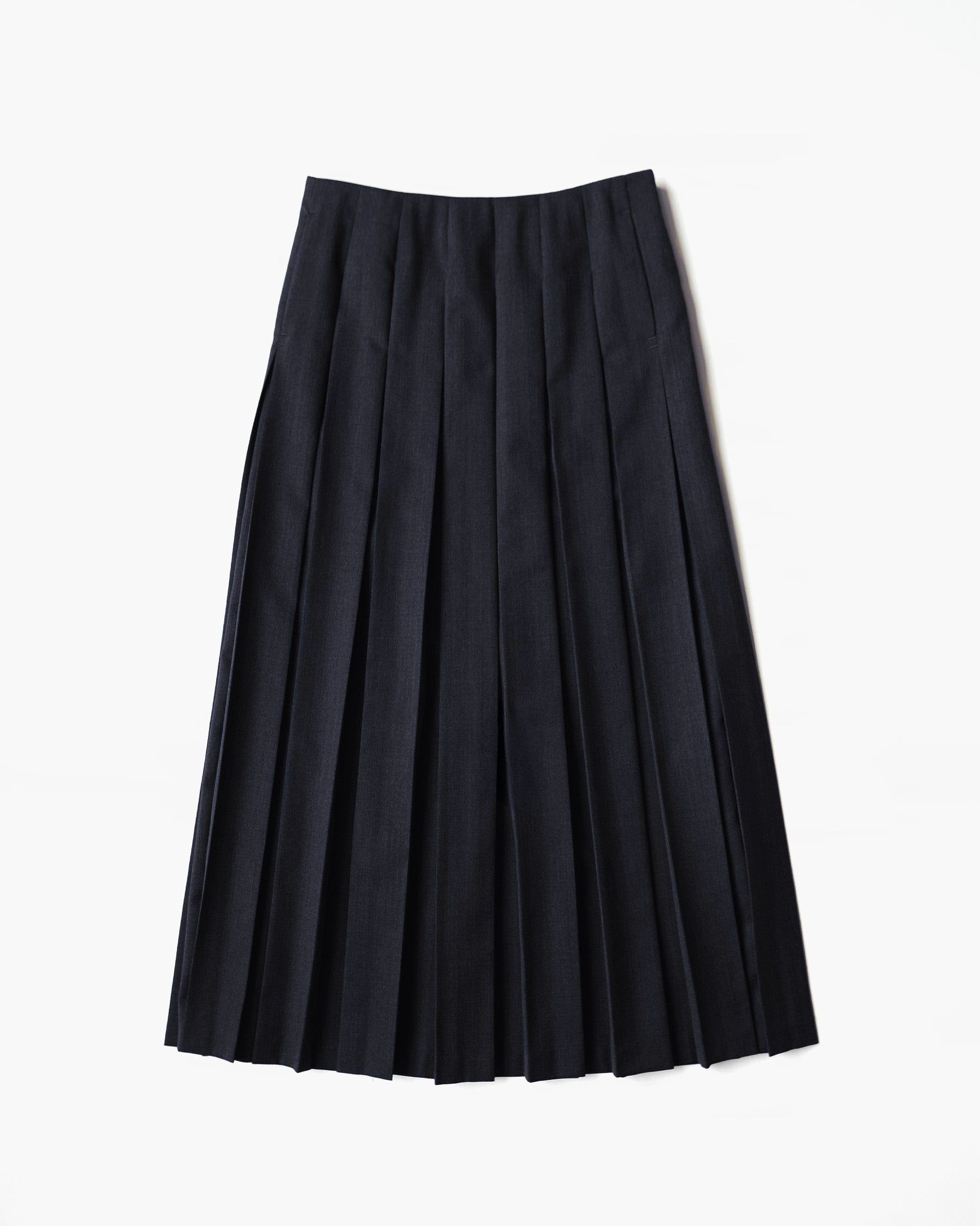 Angels Factory Pleated Skirt by 404 - Dark Navy