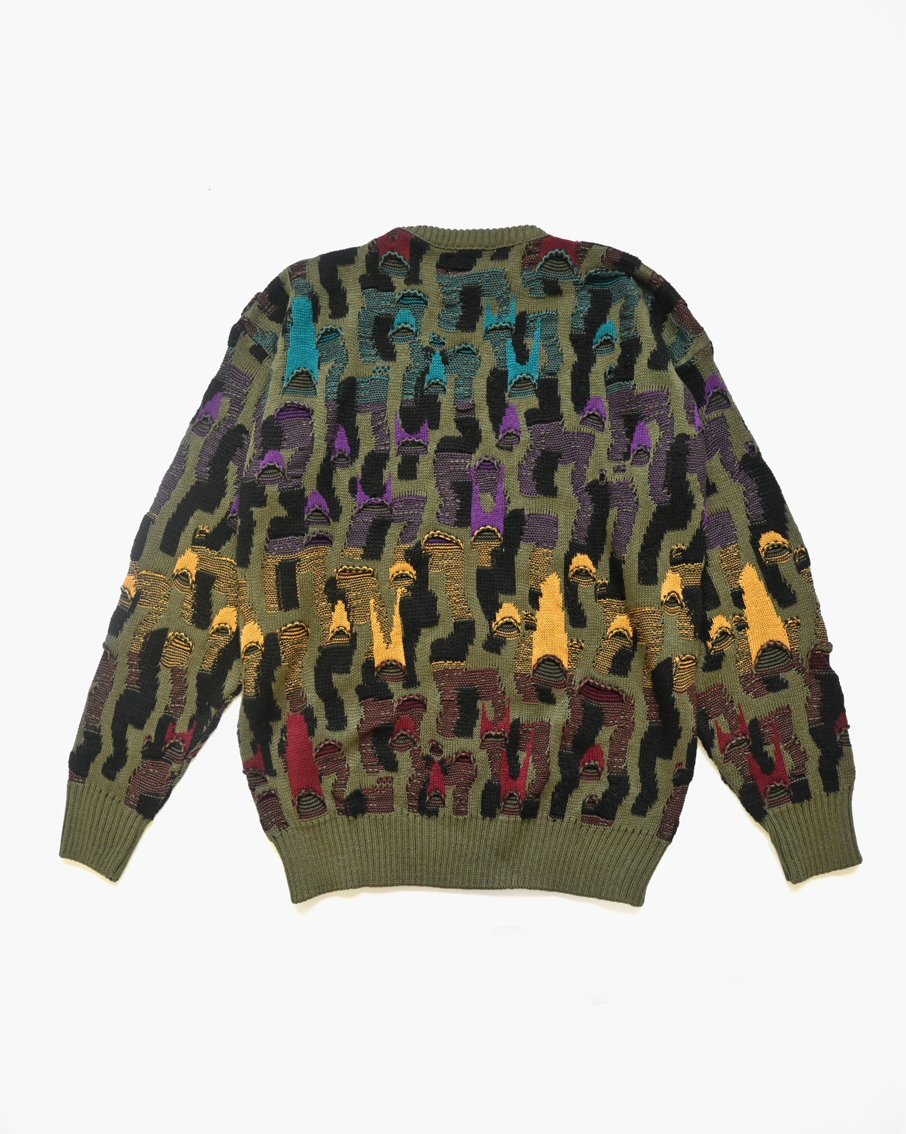 1980's 3D Knit Sweater