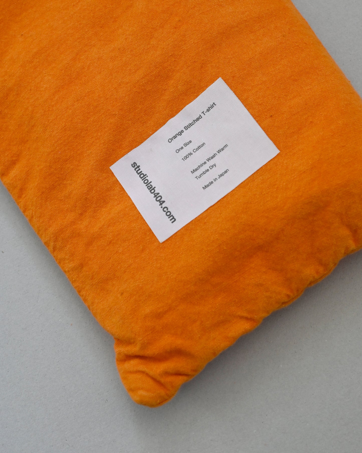 Orange Stitched S/S Tee