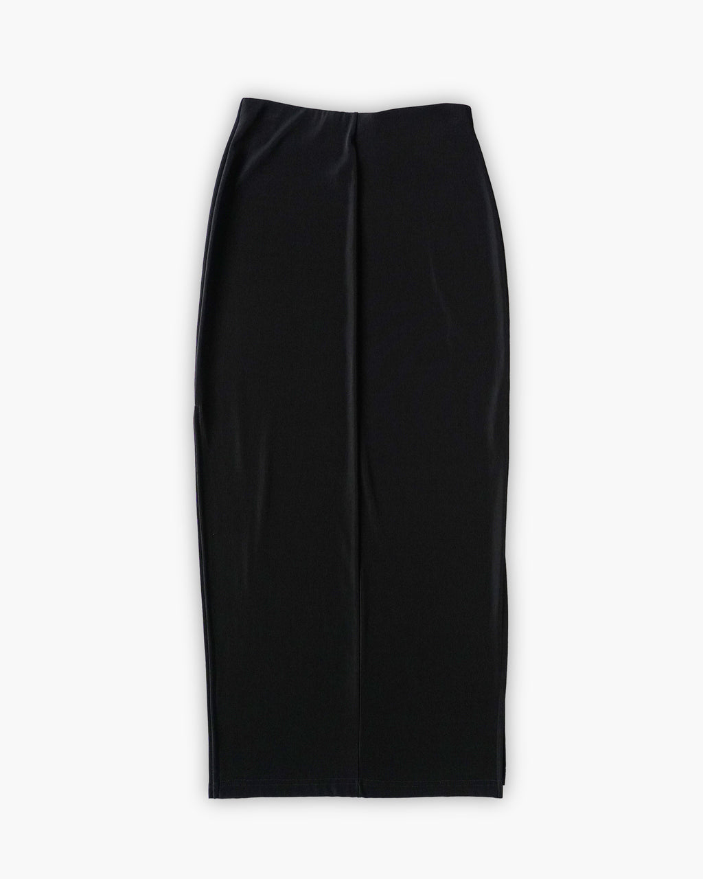 Spandex Side Slit Long Skirt