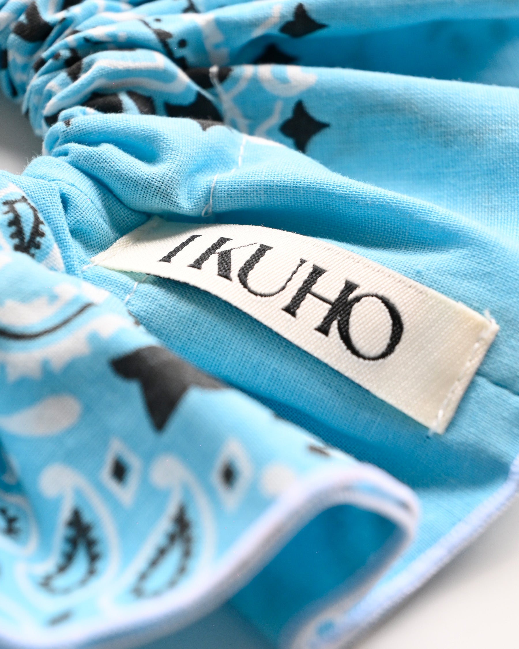 [IKUHO x 404] Hand Made Chouchou - Sky Blue