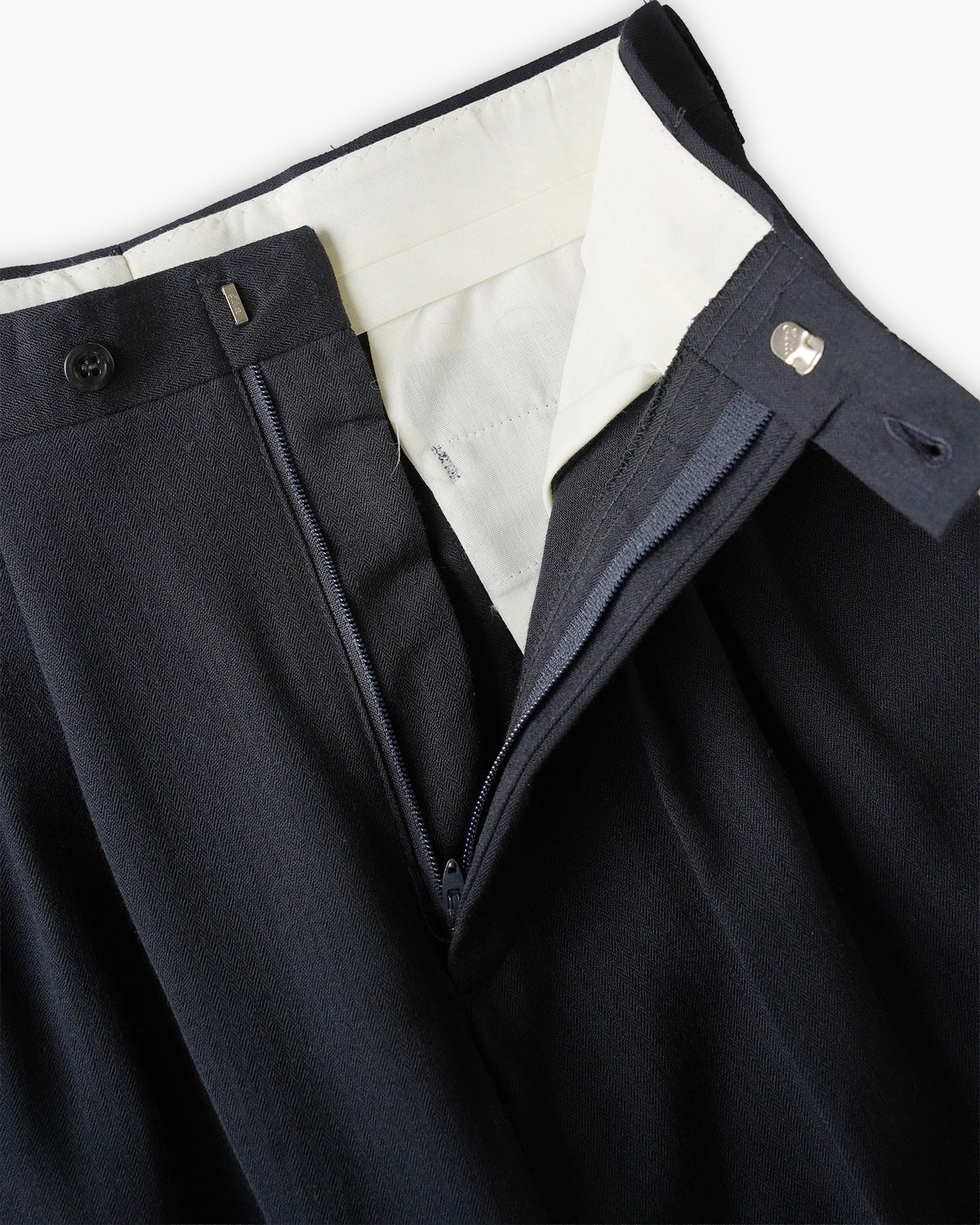 Cropped Wool Trousers