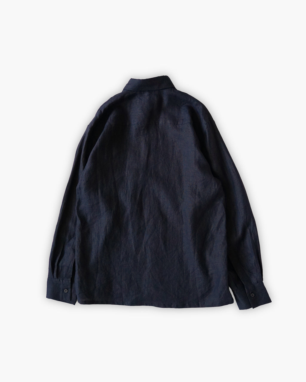 "GOOUCH" Embroidered  100% Linen L/S Shirt