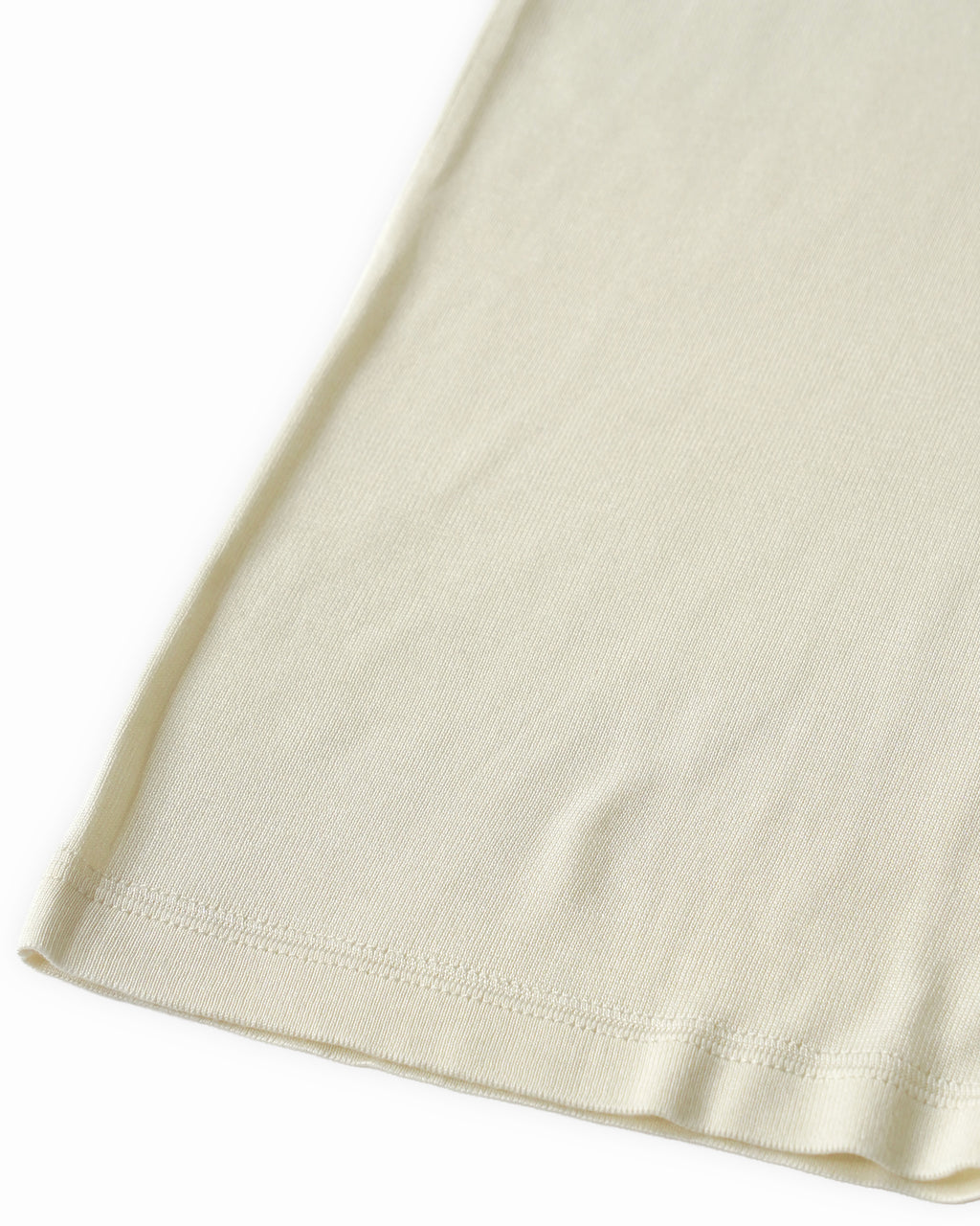100% Washable Silk Tee S/S - Ivory