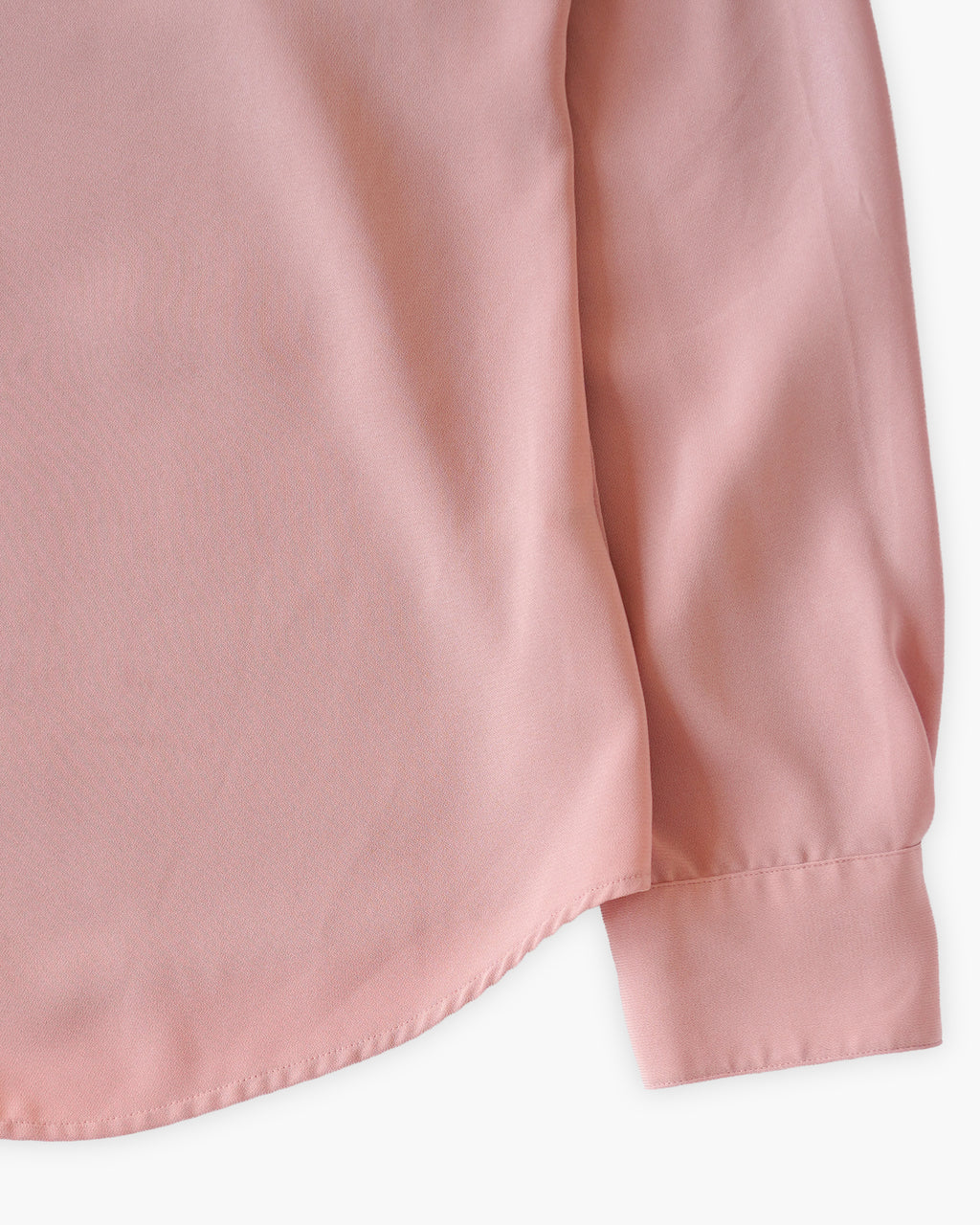 Silky Draped Shirt - Pink