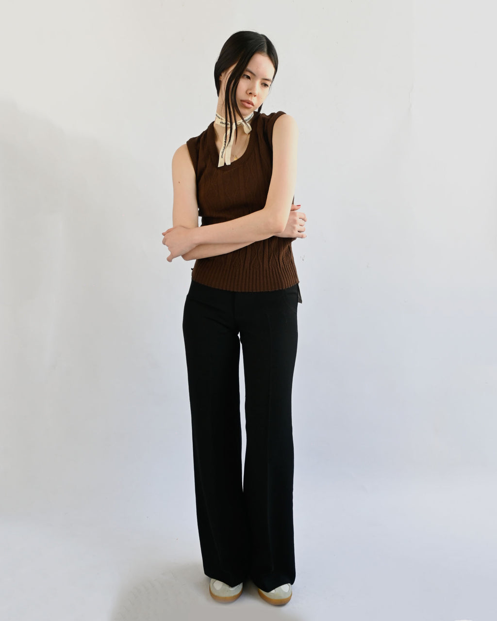 Black Flare Trousers