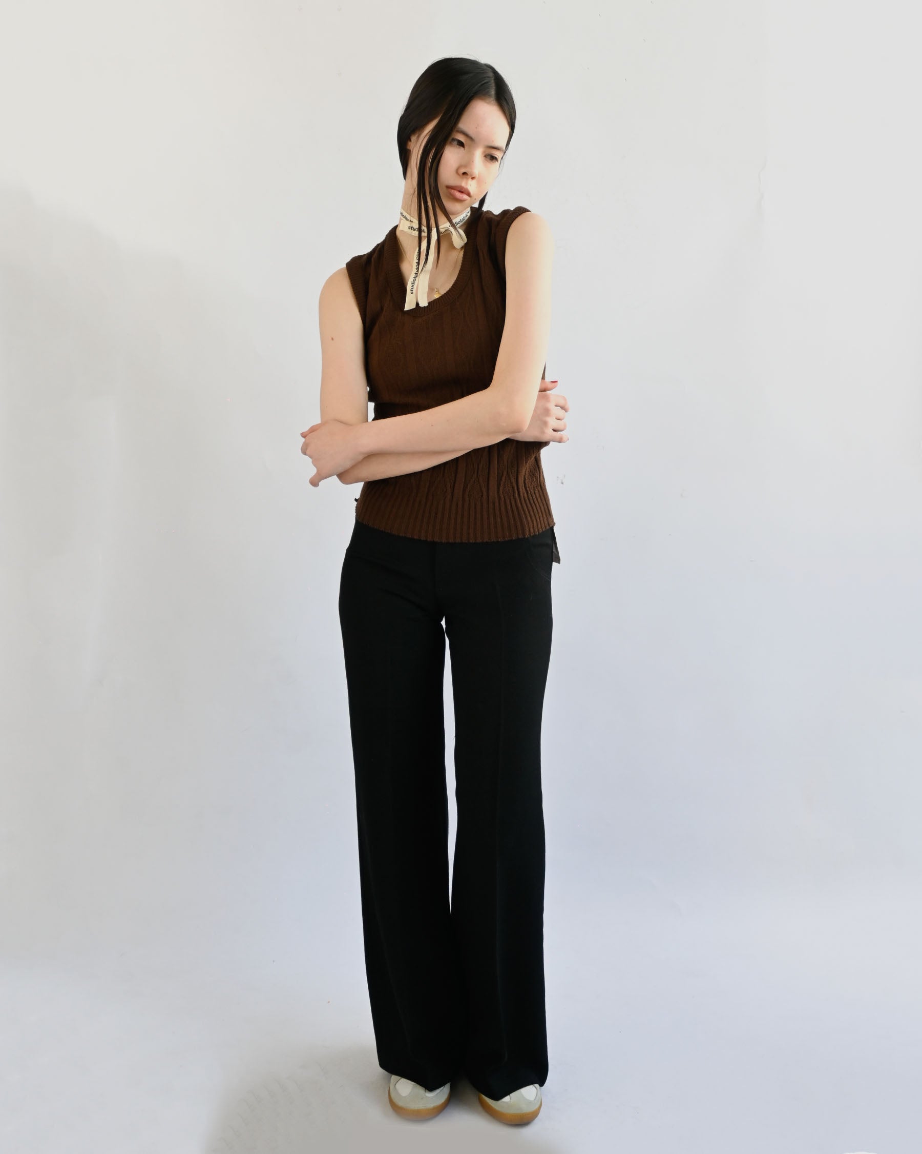 Black Flare Trousers