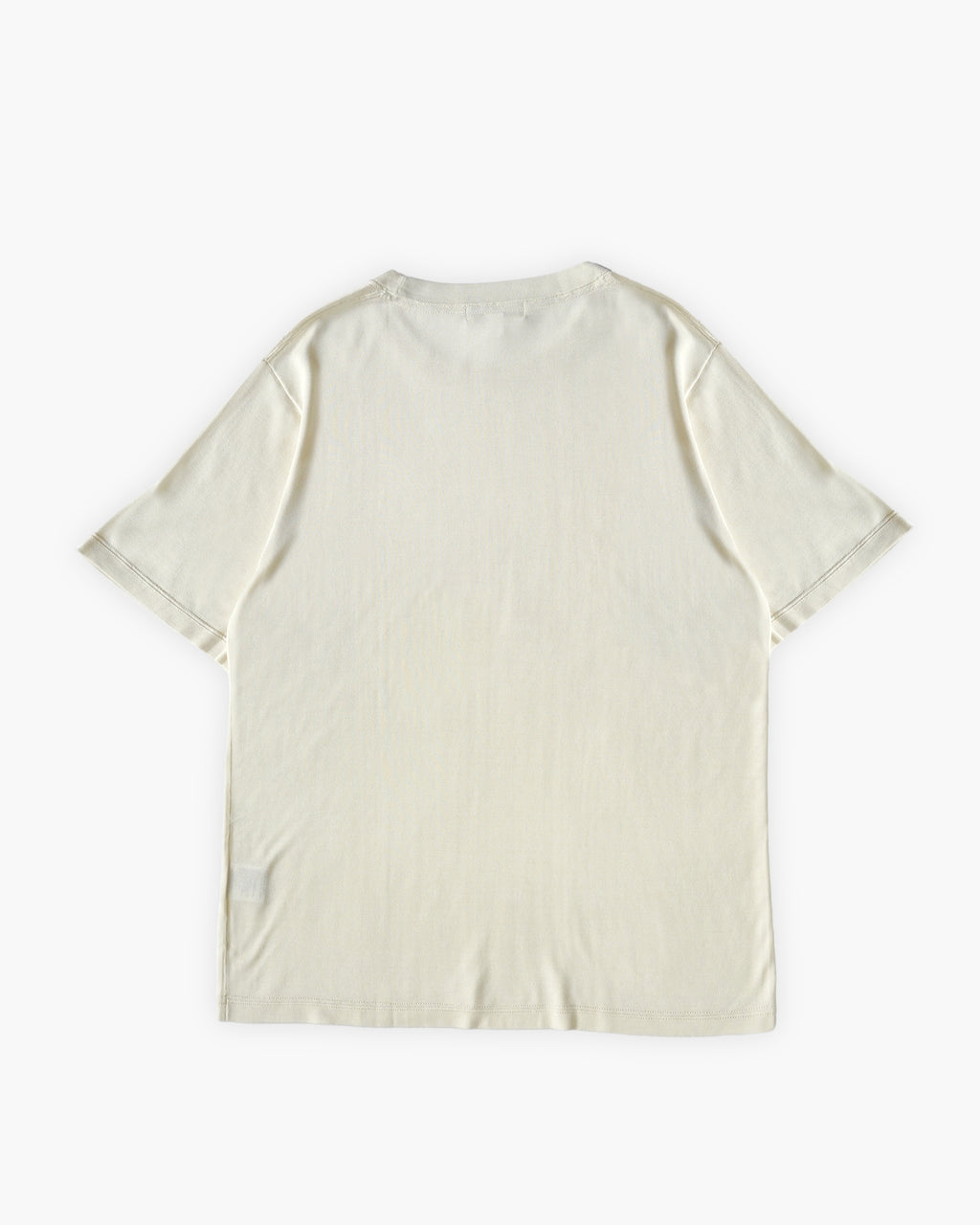 100% Washable Silk Tee S/S - Ivory