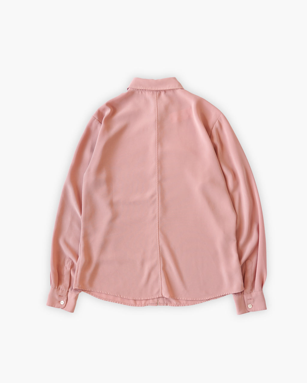 Silky Draped Shirt - Pink
