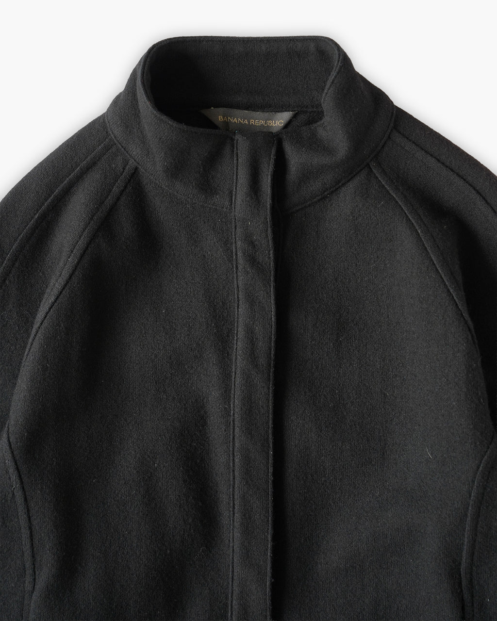 Banana Republic Wool Cropped Snap Jacket