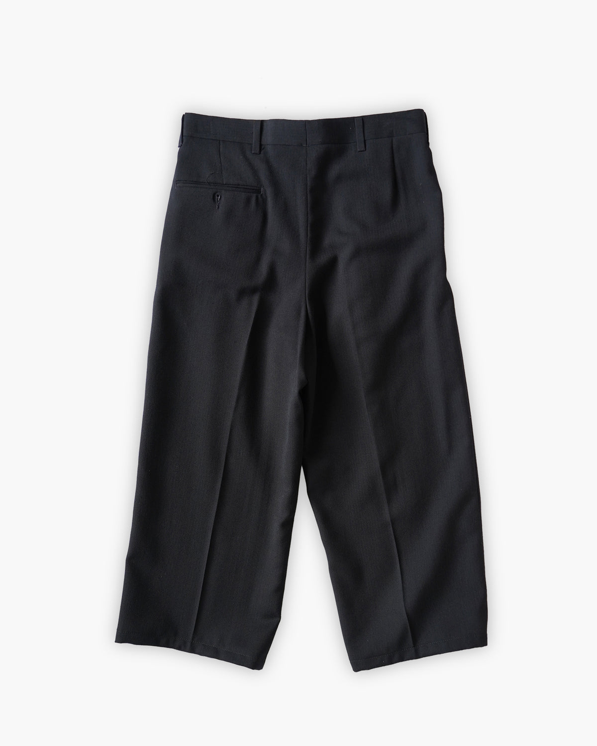 Cropped Wool Trousers