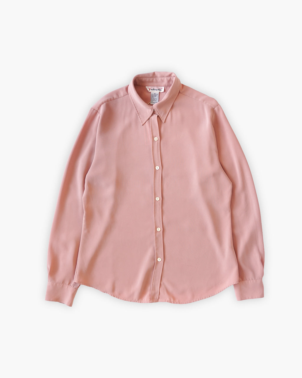 Silky Draped Shirt - Pink