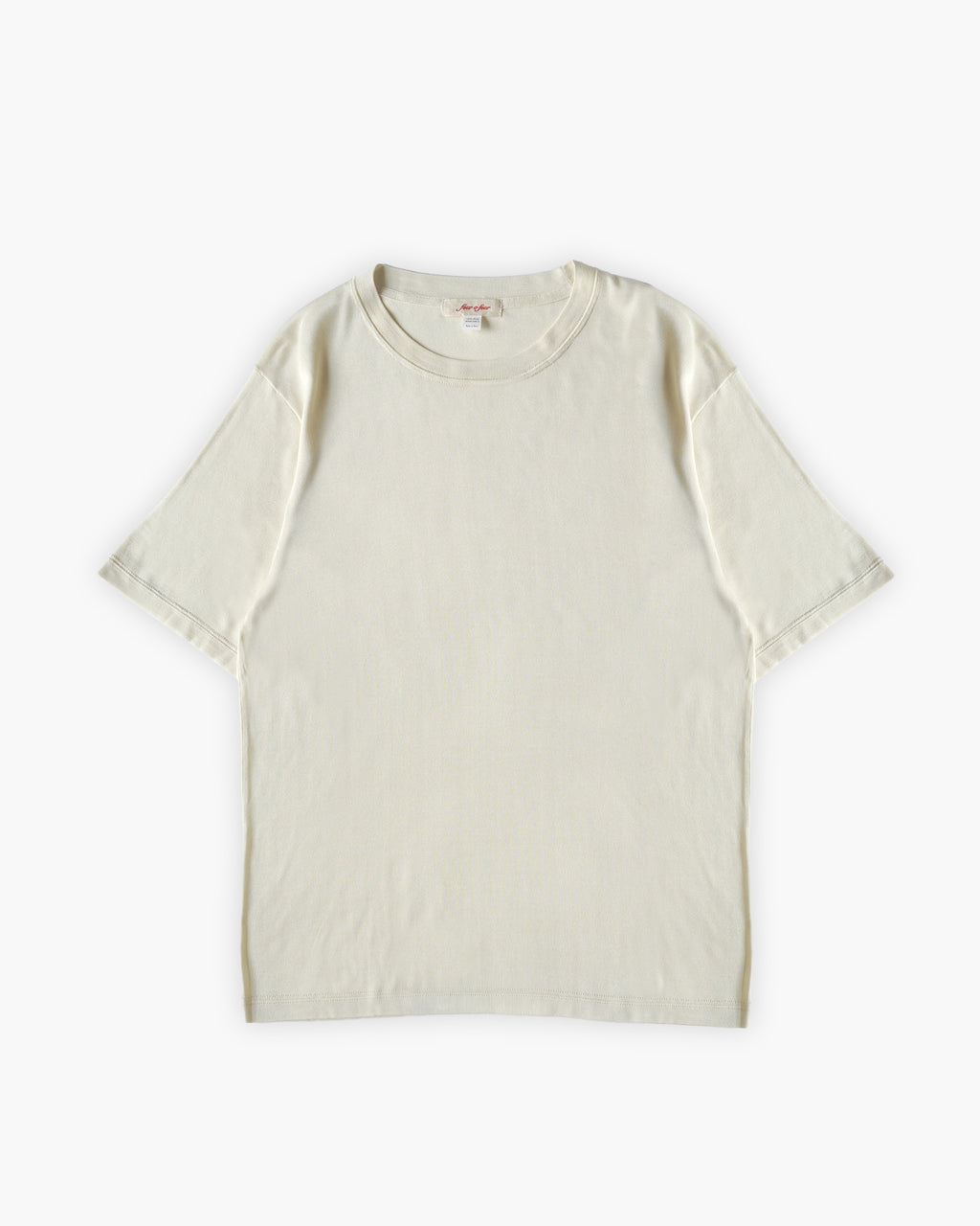100% Washable Silk Tee S/S - Ivory