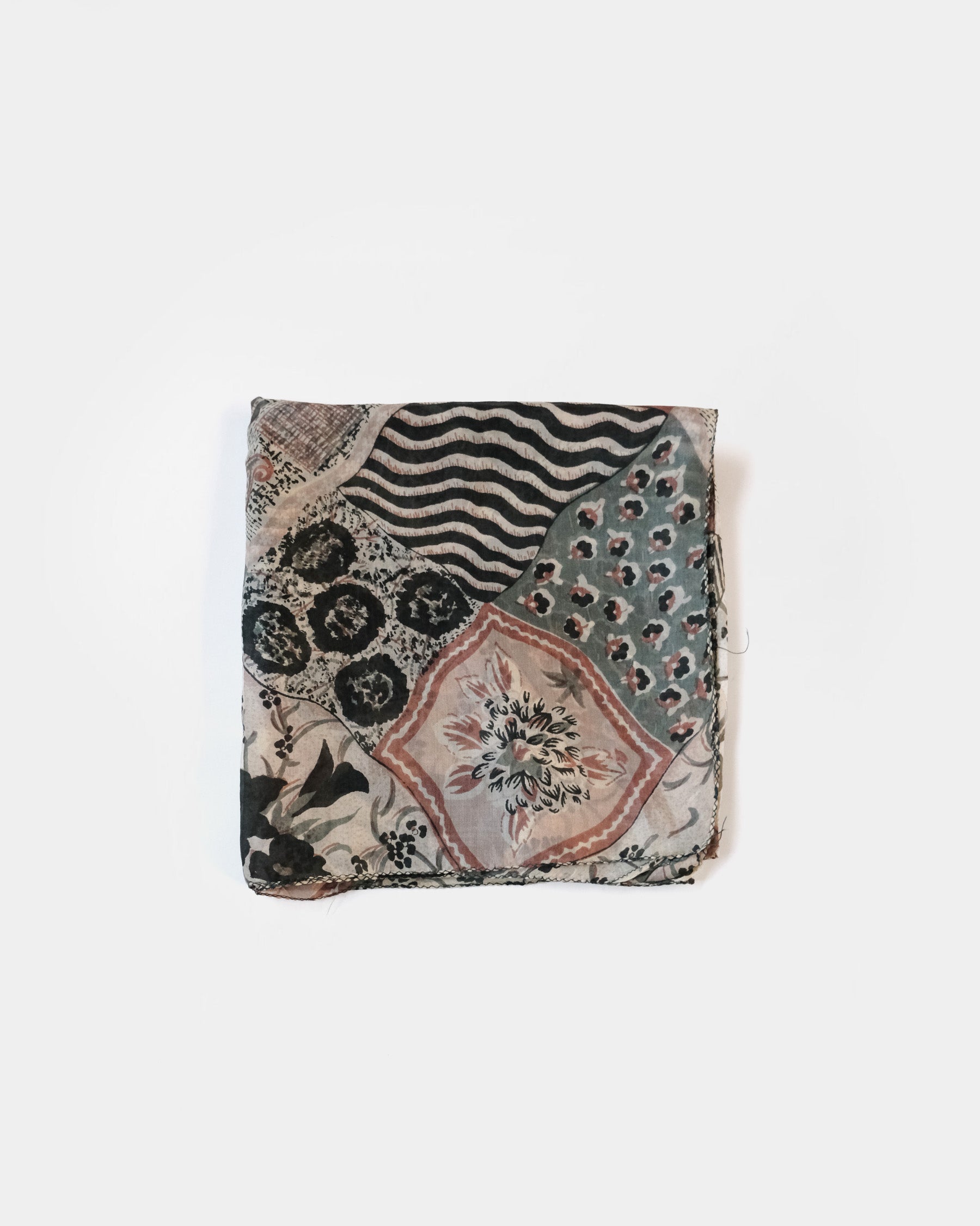 100％ Silk Printed Scarf Made In India