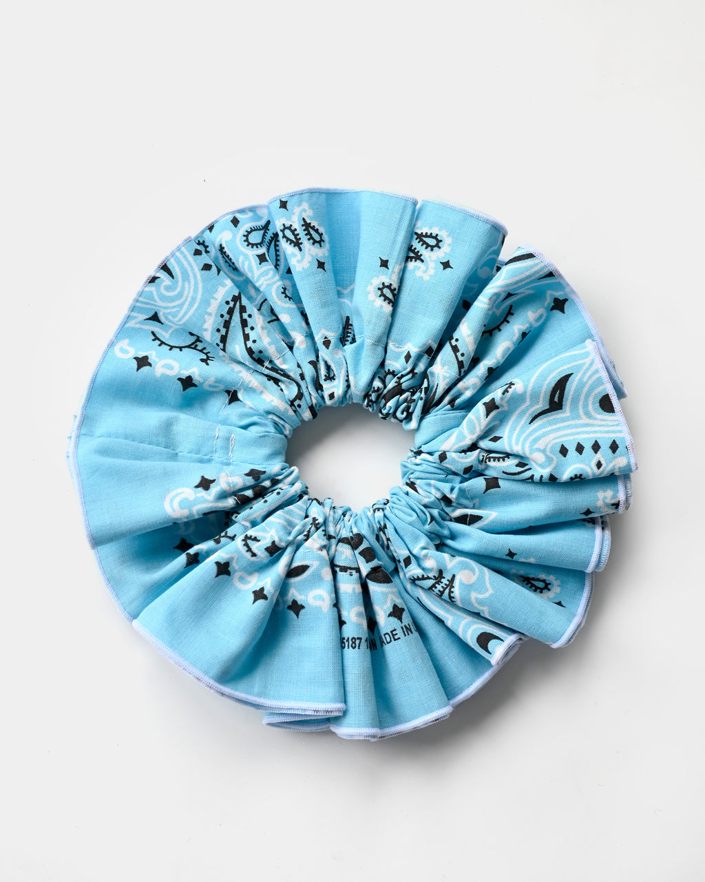 [IKUHO x 404] Hand Made Chouchou - Sky Blue