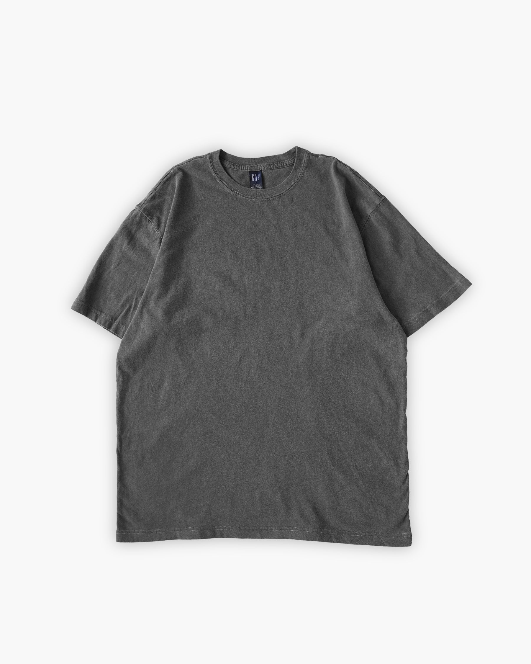 "GAP" Sand Color Pigment Washed Tee - Gray