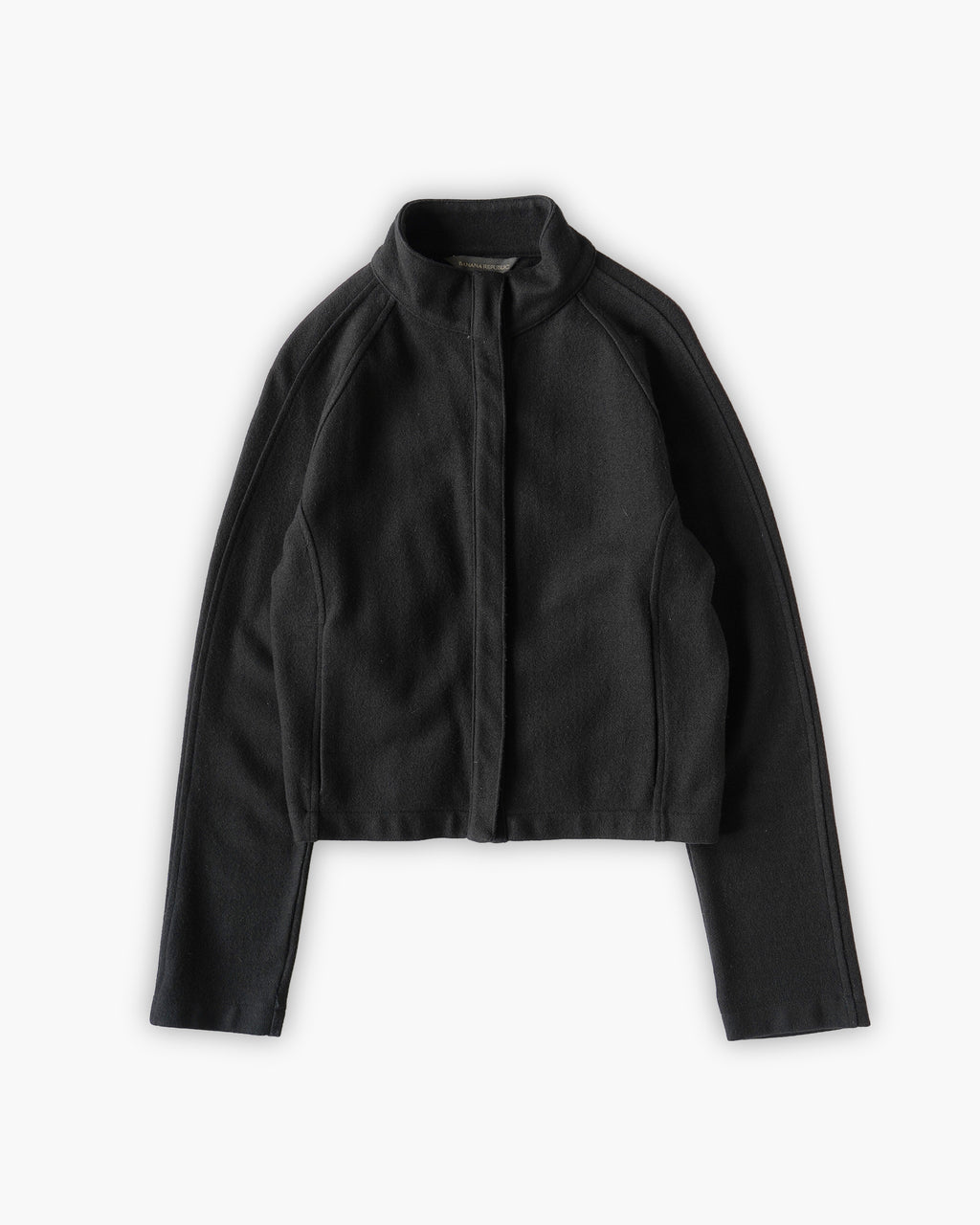 Banana Republic Wool Cropped Snap Jacket