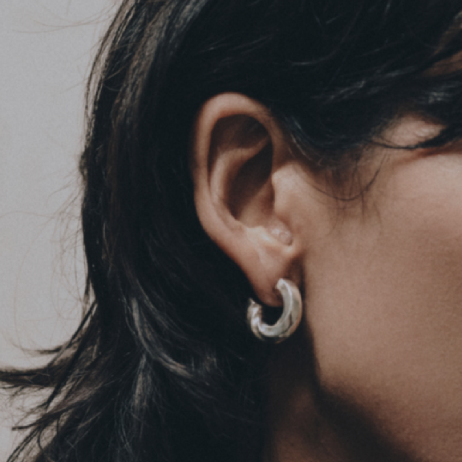 Half Twisted Hoops - Gold