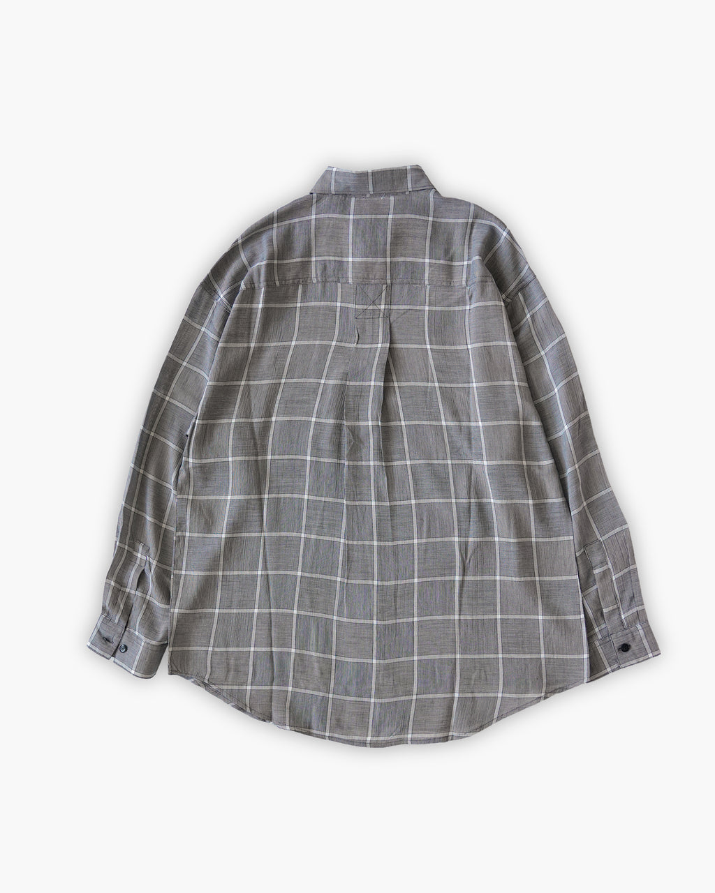 "GOOUCH" 100% Viscose Sheer L/S Shirt
