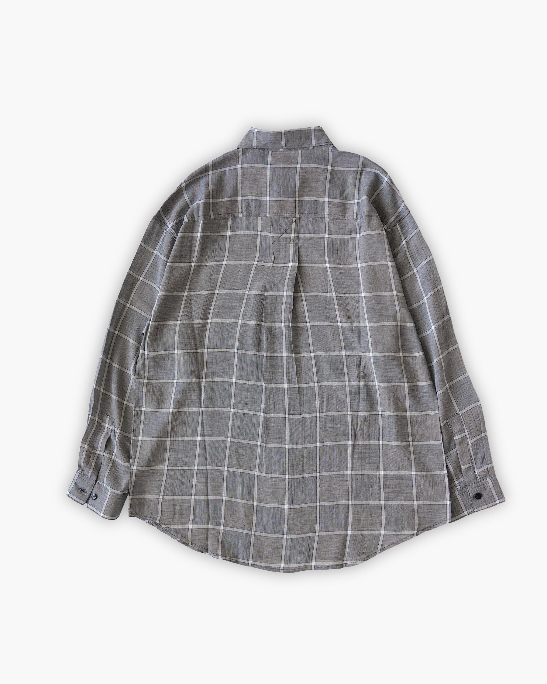 "GOOUCH" 100% Viscose Sheer L/S Shirt