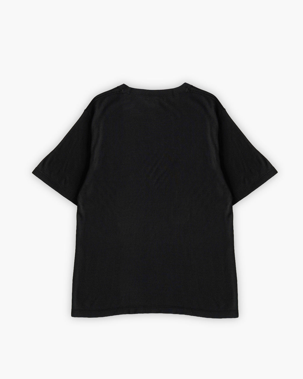 100% Washable Silk Tee S/S - Black