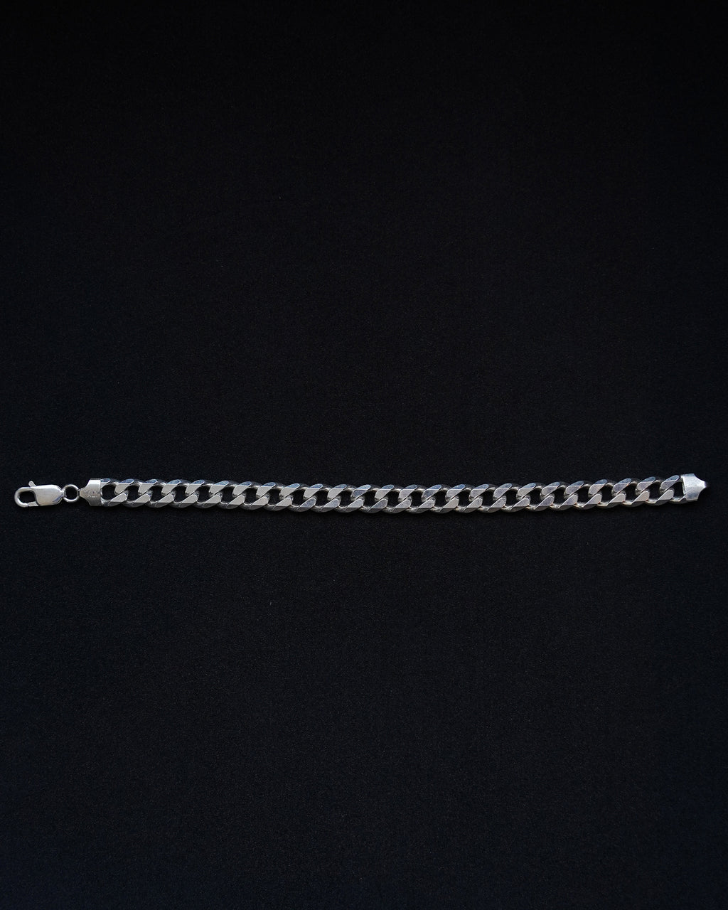 Silver Chunky Curb Chain Bracelet (SVBL26040-2)