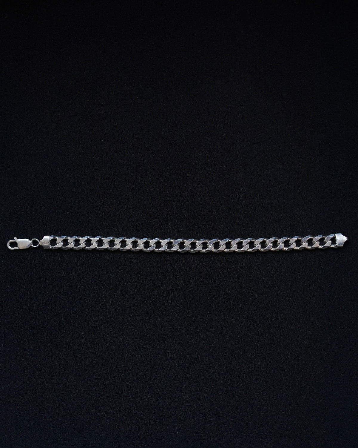 Silver Chunky Curb Chain Bracelet (SVBL26040-2)
