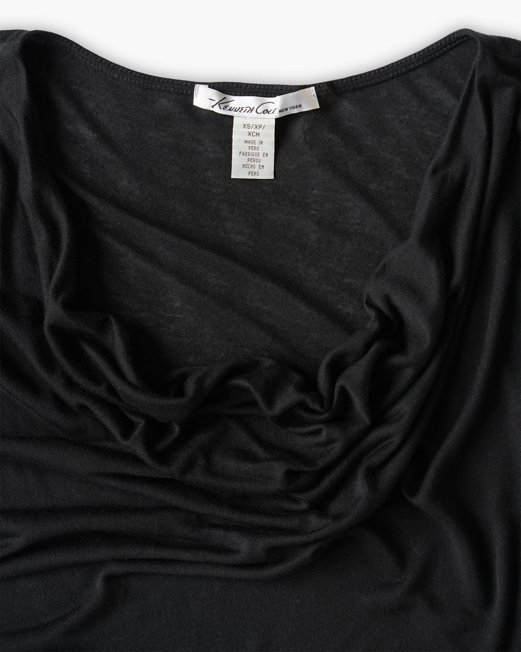Tencel Draped Cap Sleeve Top
