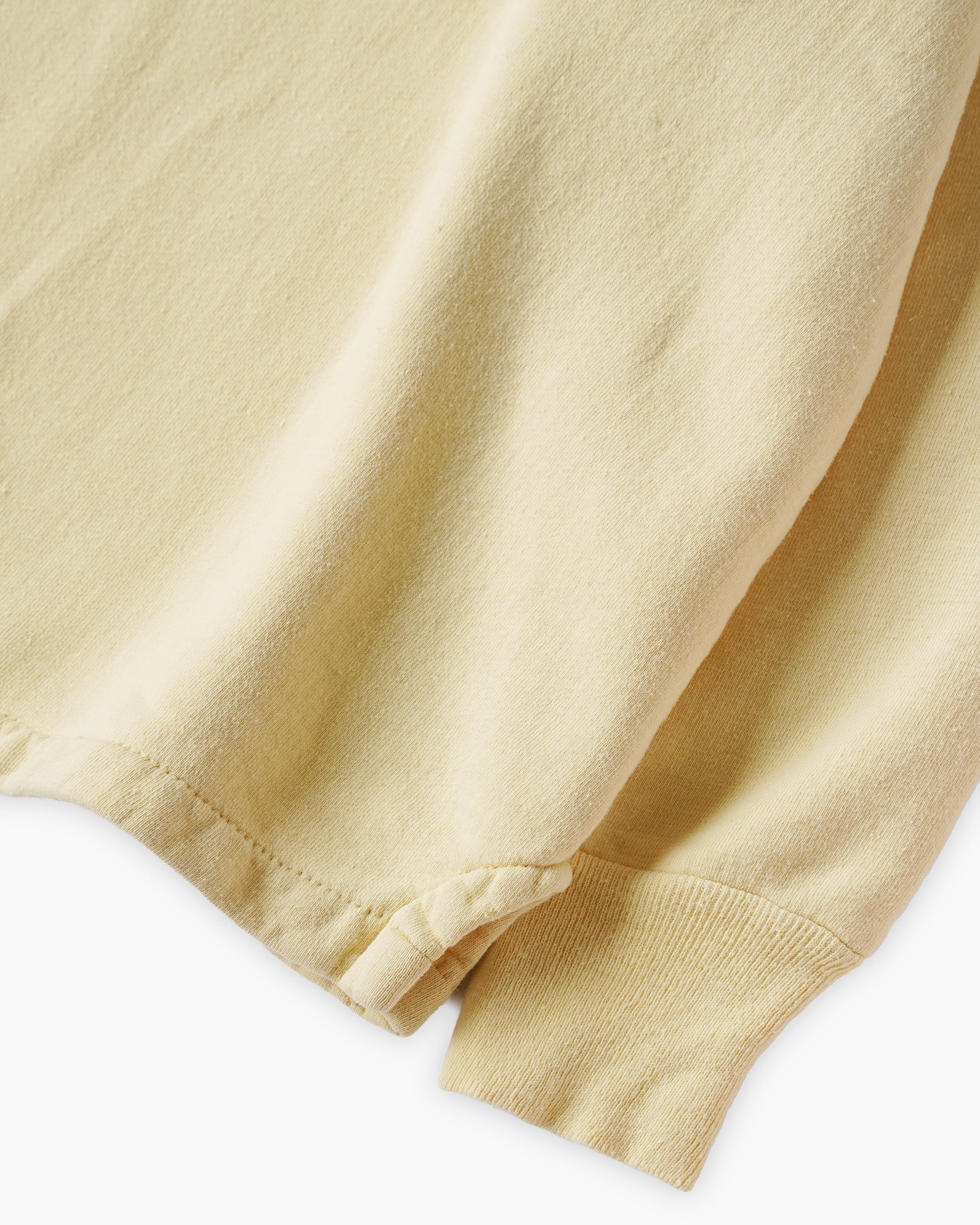 French Sweatshirt - Faded Yellow