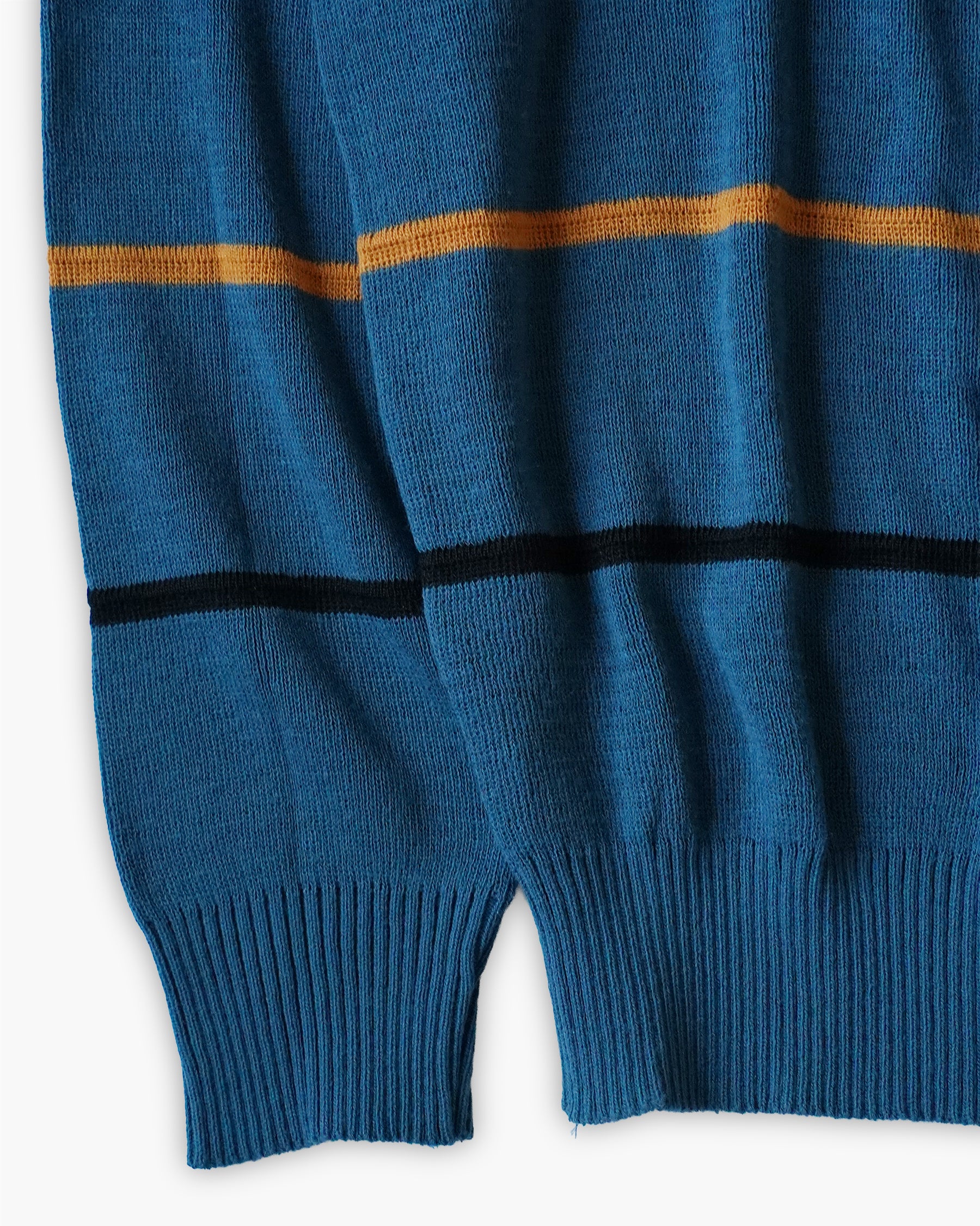 Striped Boat Neck Knit Sweater