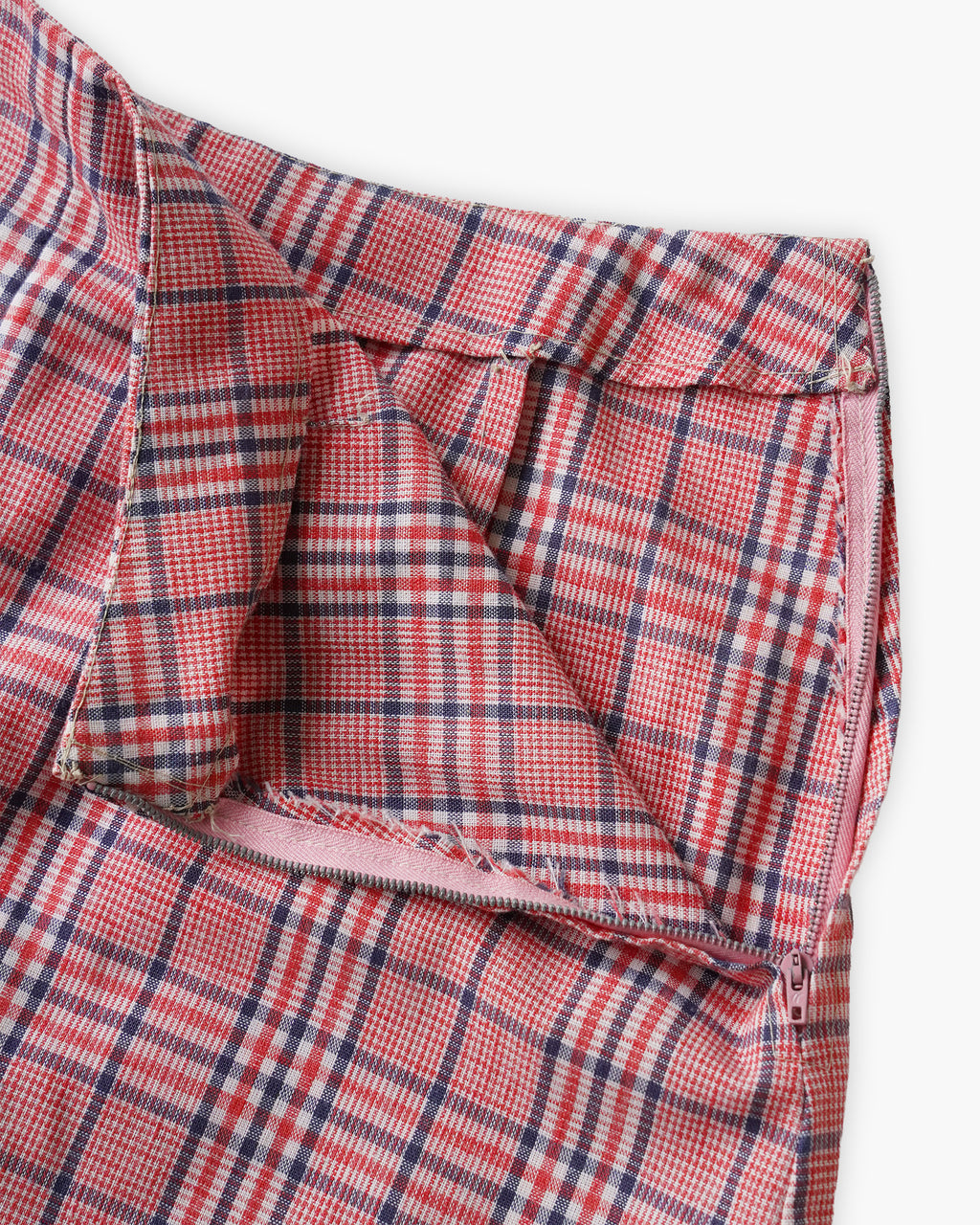 Plaid Pleated Shorts