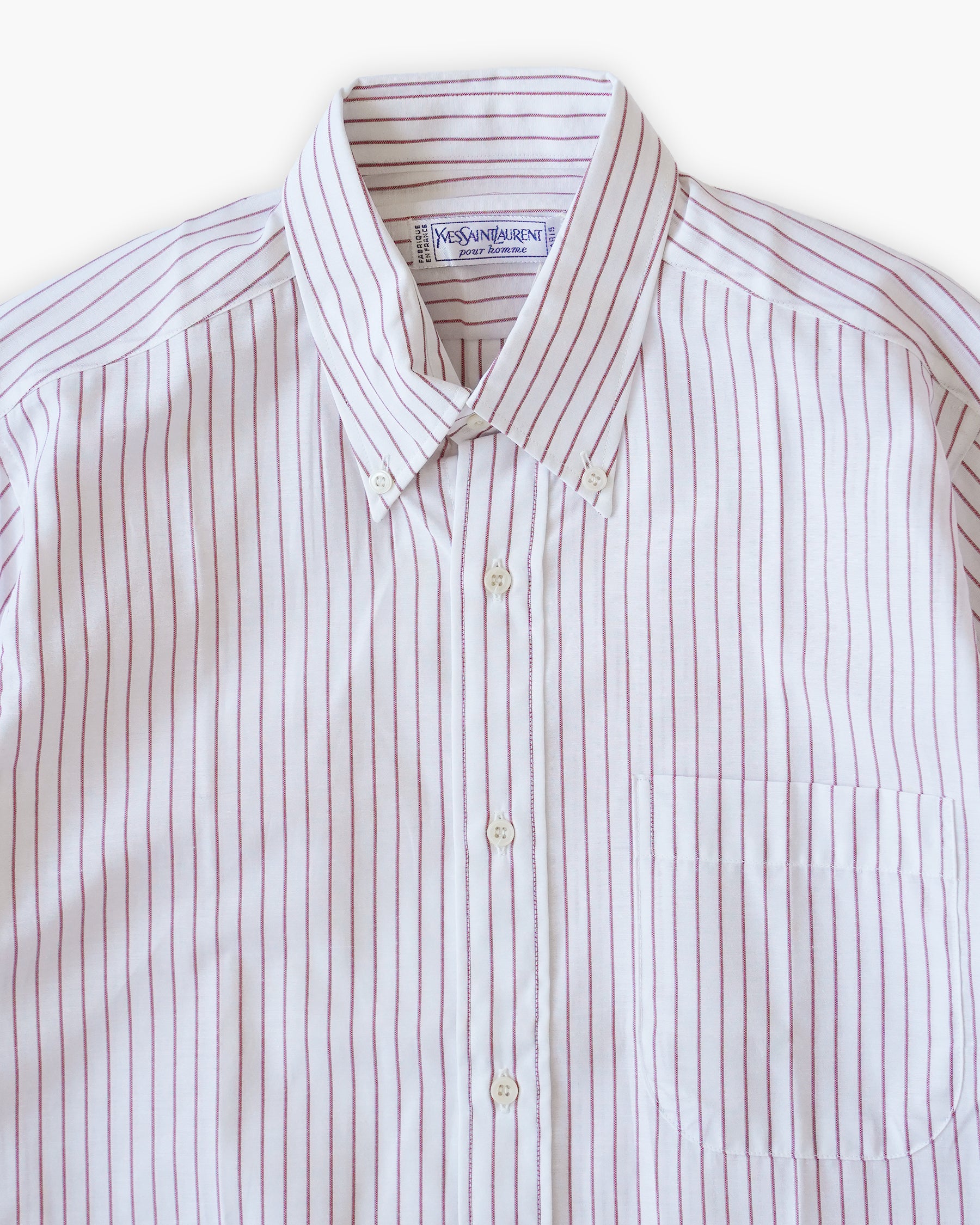 80s "YSL"  S/S Dress Shirt