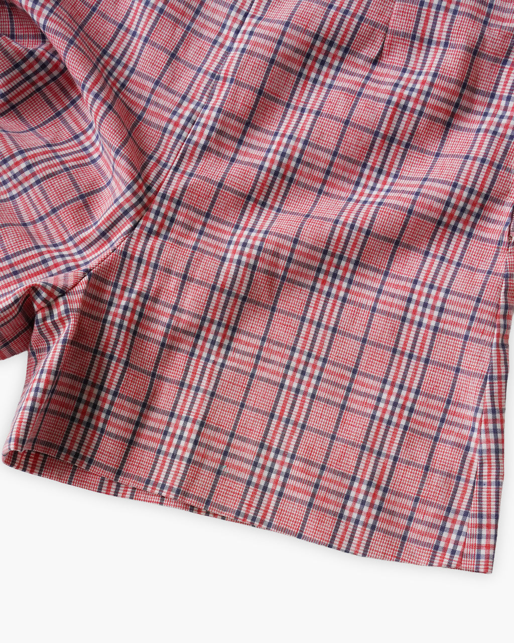 Plaid Pleated Shorts
