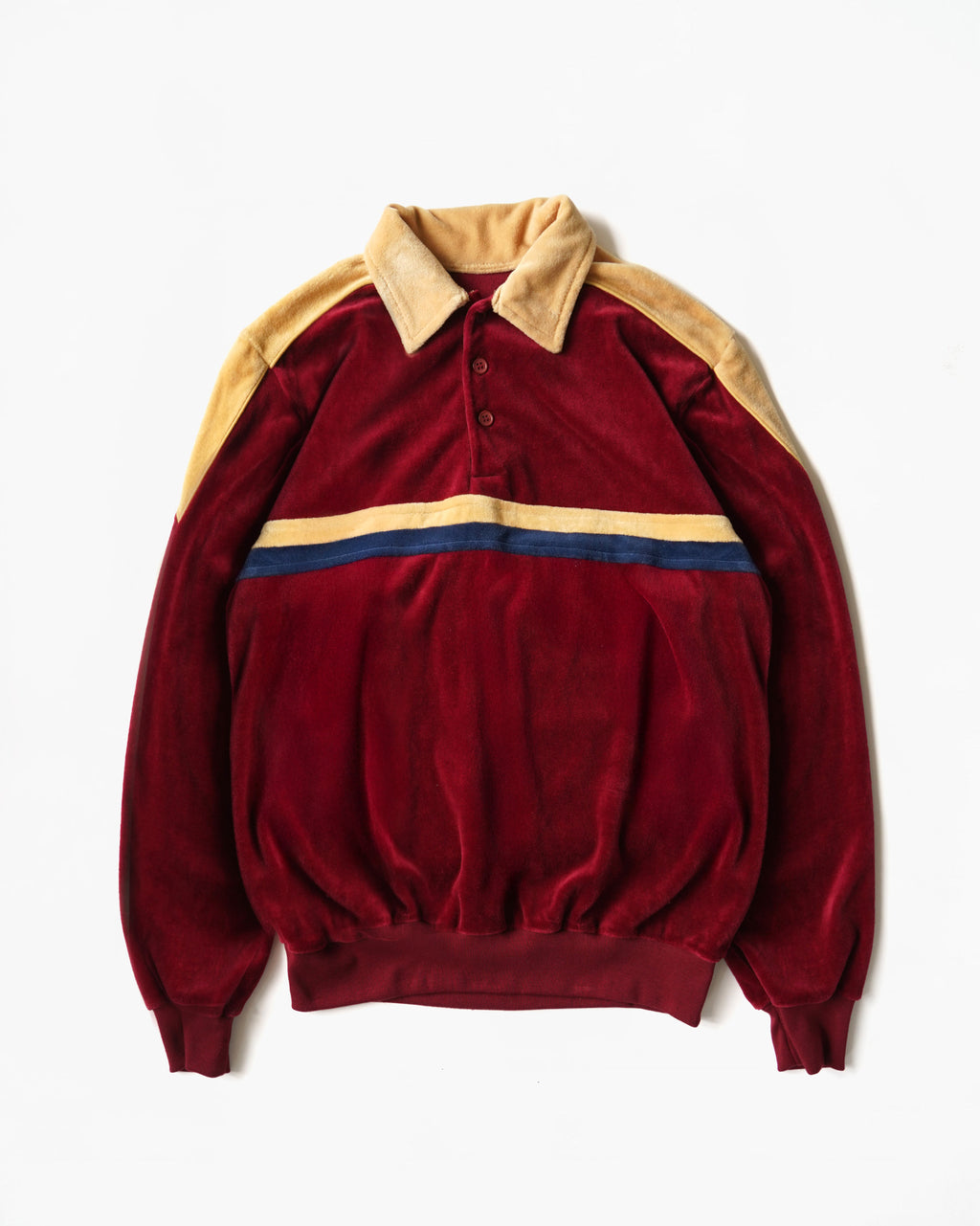 70s Velour Polo