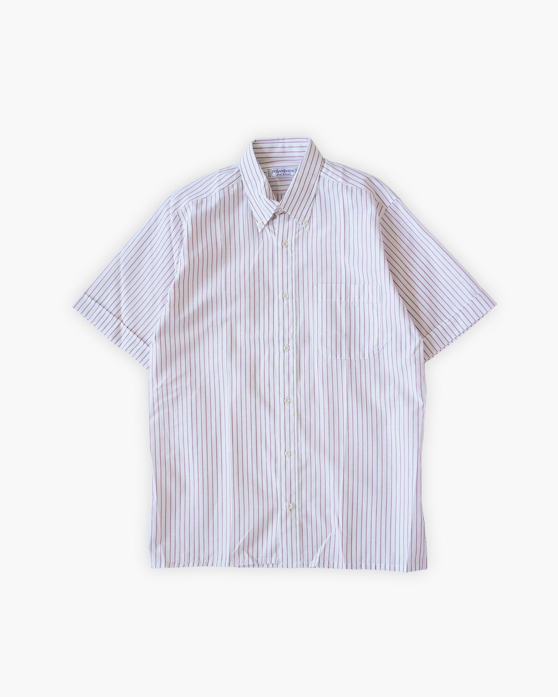 80s "YSL"  S/S Dress Shirt
