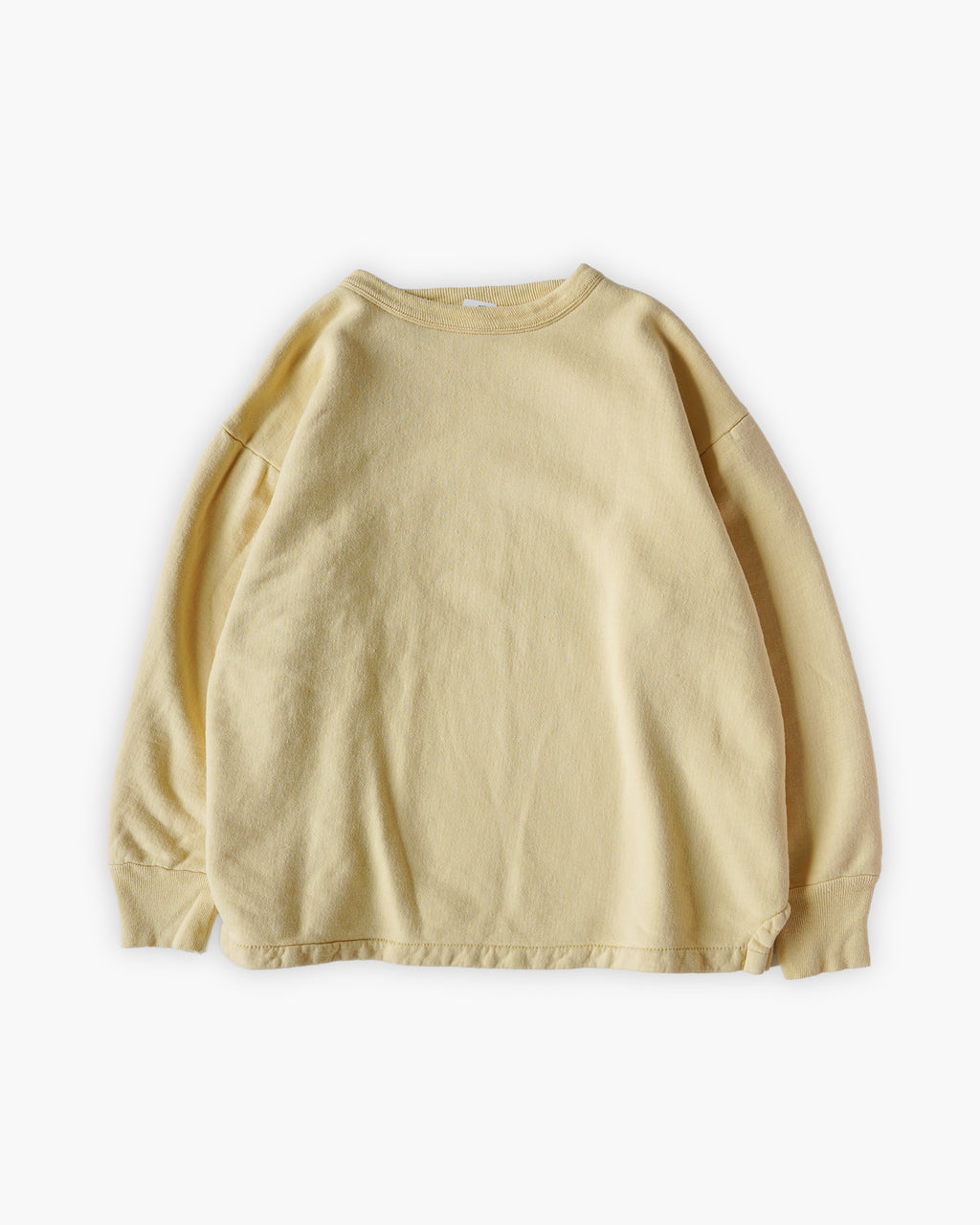 French Sweatshirt - Faded Yellow