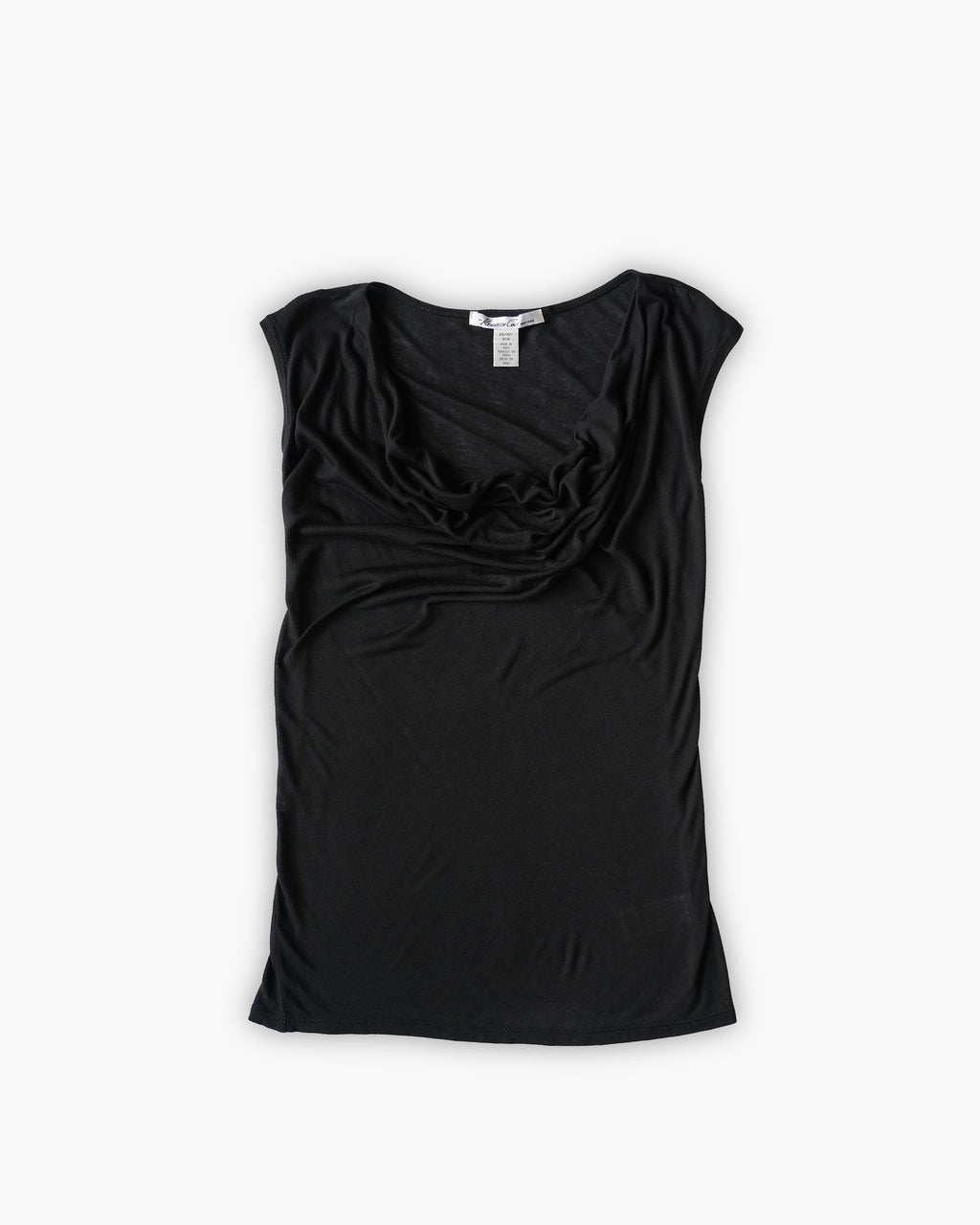Tencel Draped Cap Sleeve Top