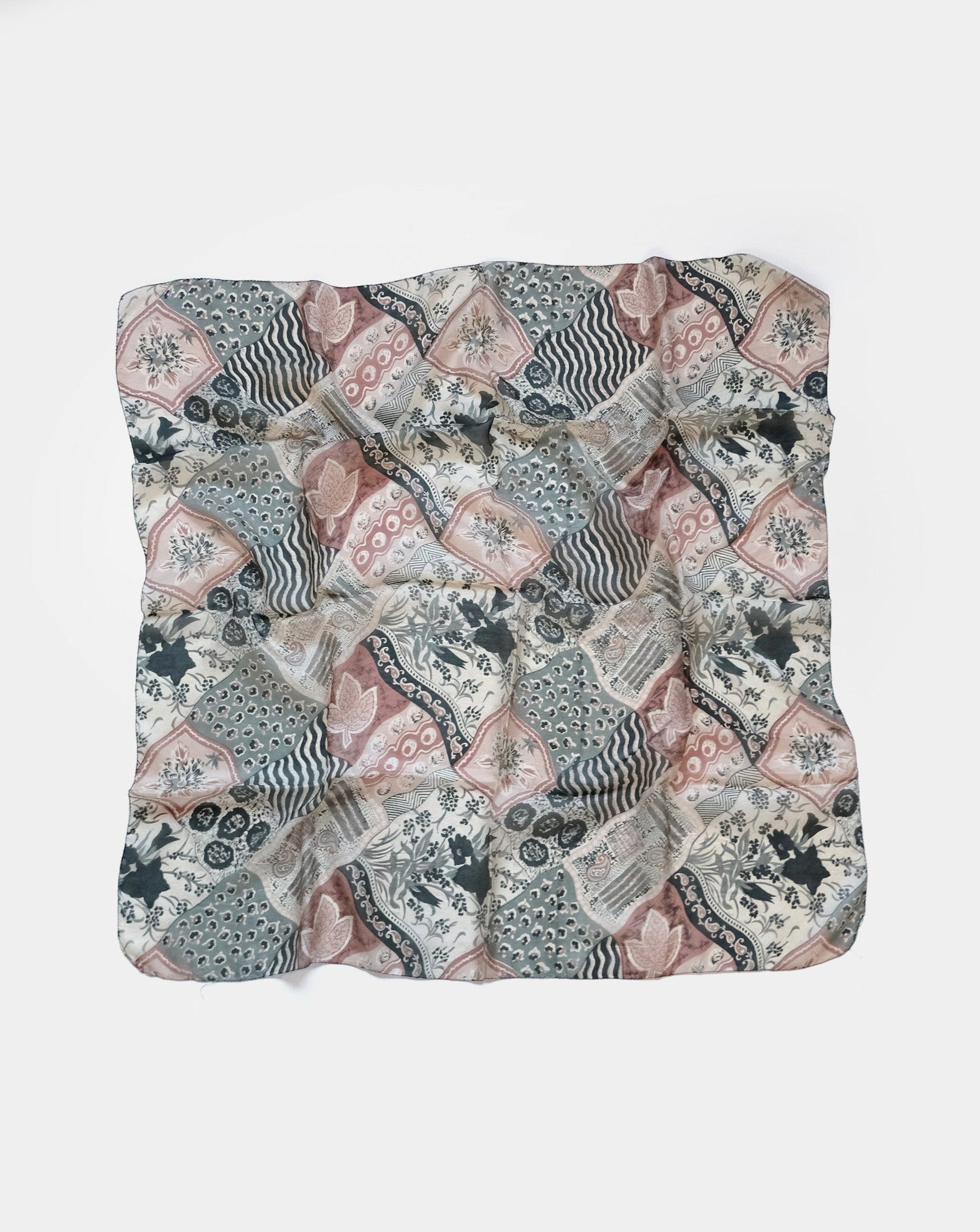 100％ Silk Printed Scarf Made In India