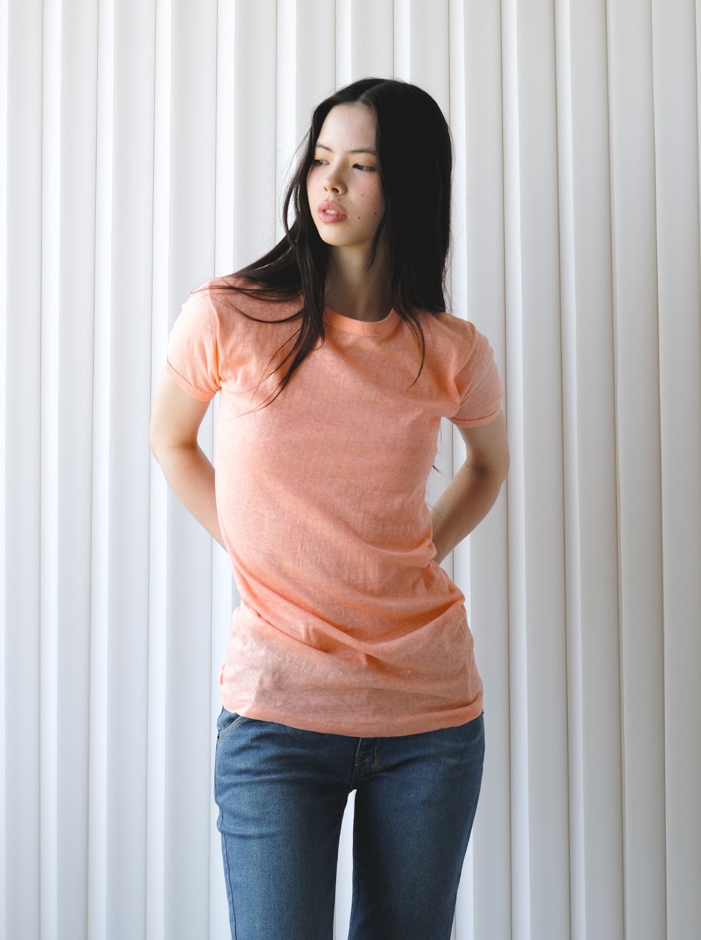 Pale Color T-shirt - Orange