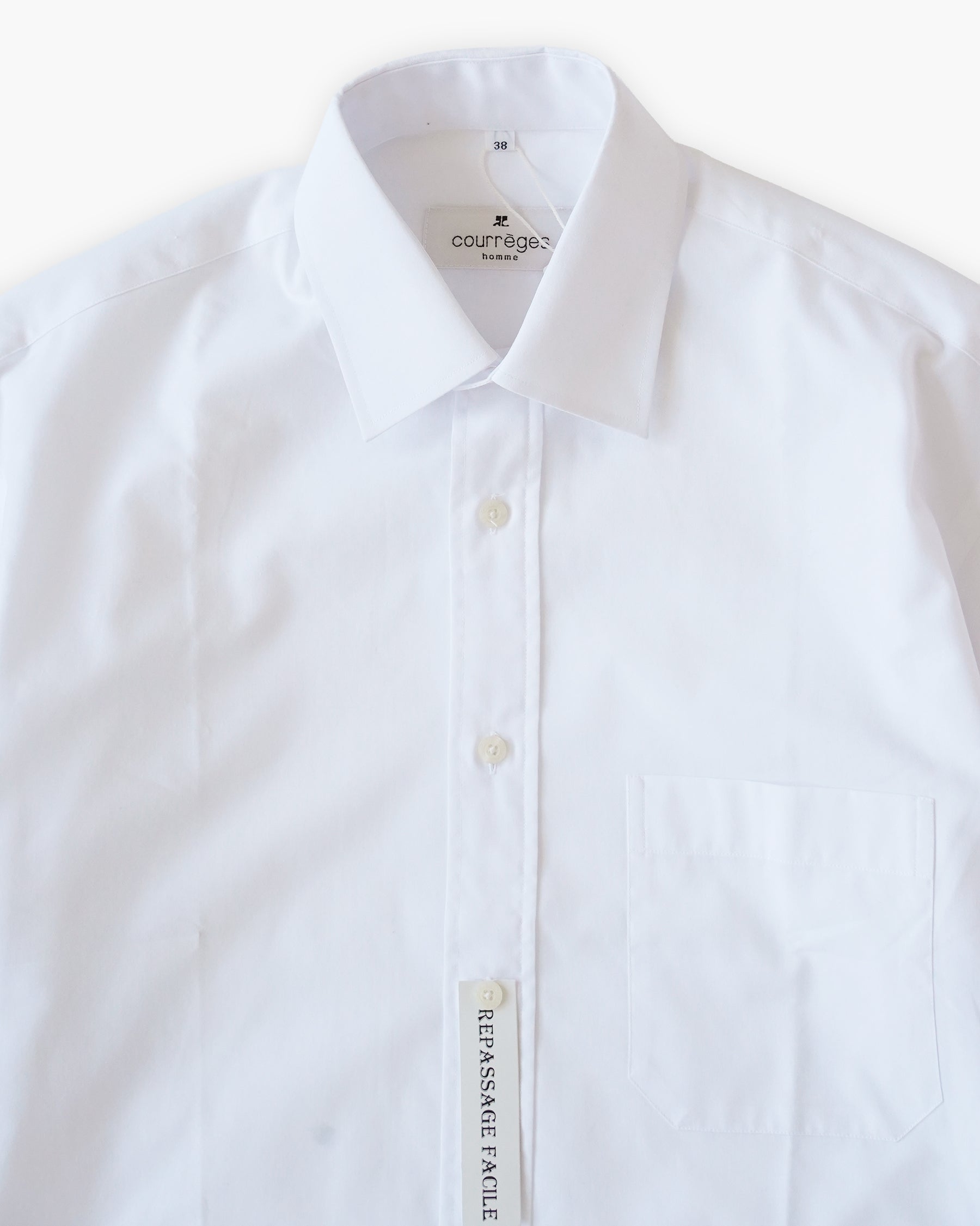 90s "Courrèges" S/S Dress Shirts