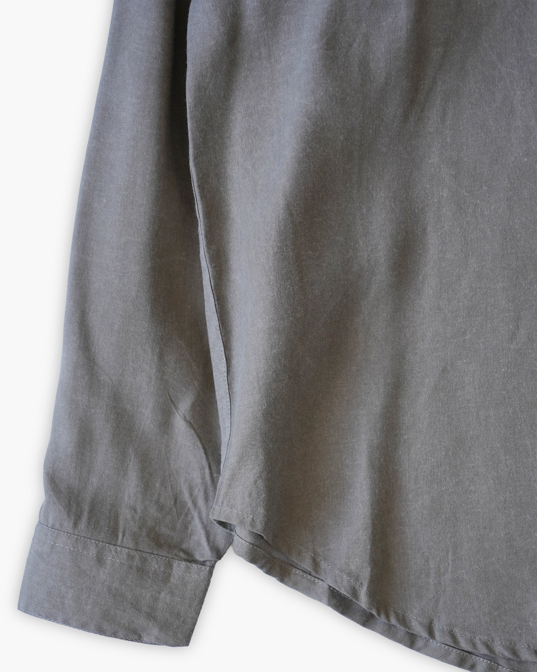 "GOOUCH" 100% Rayon Pigment Dye Shirts - Gray