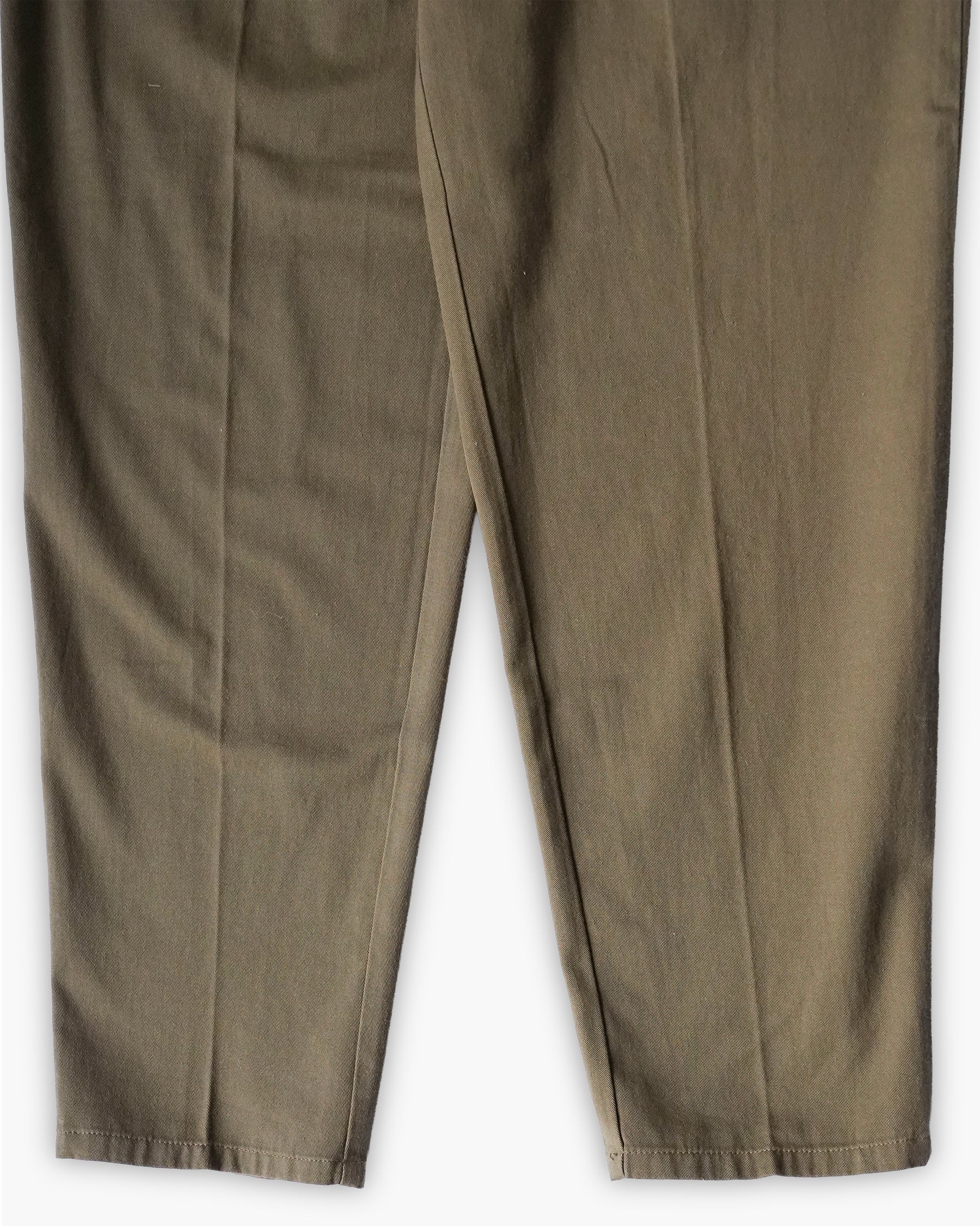 "Woolrich" Cotton Tuck Trousers - Beige