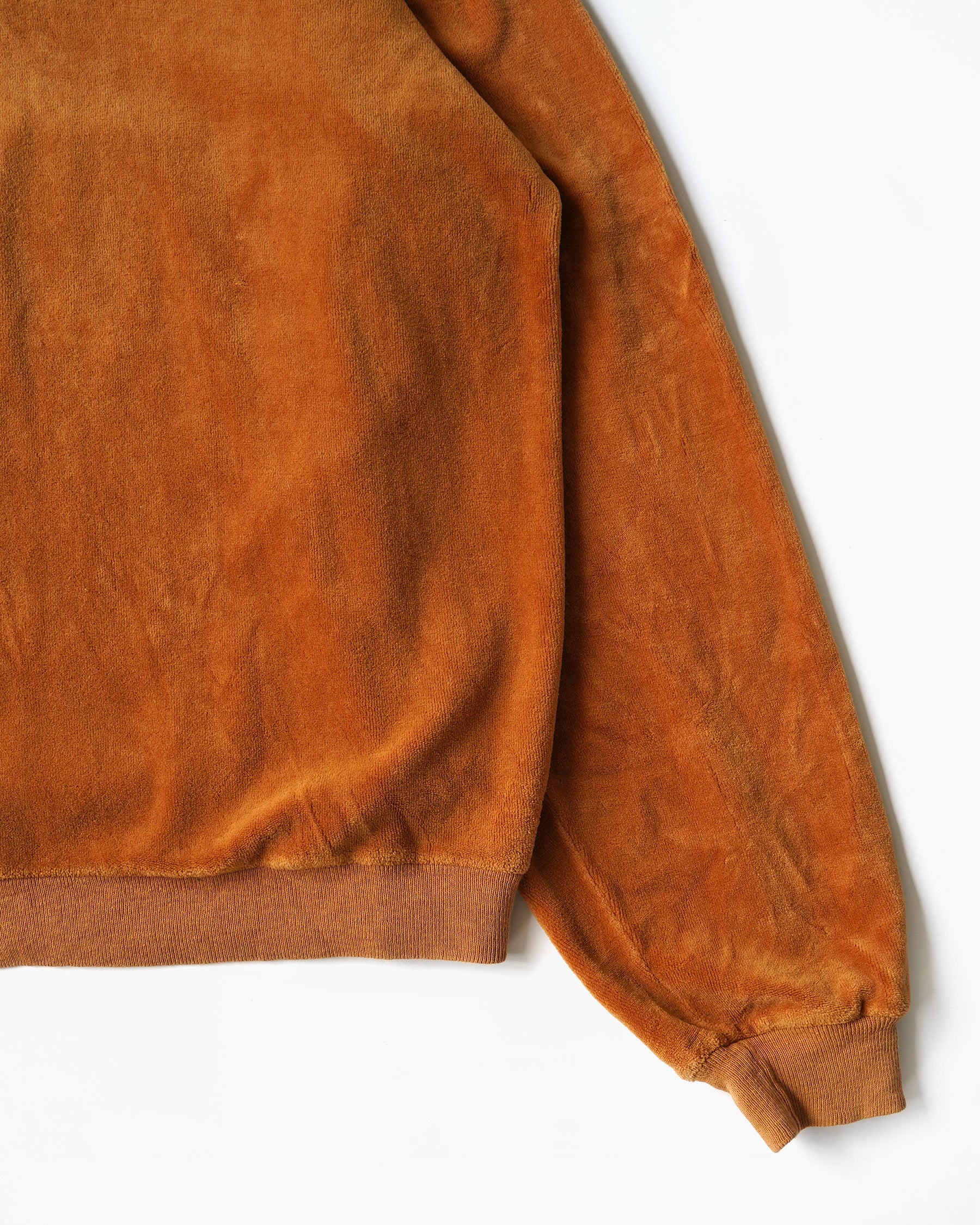 70s Velour Half Zip Pullover